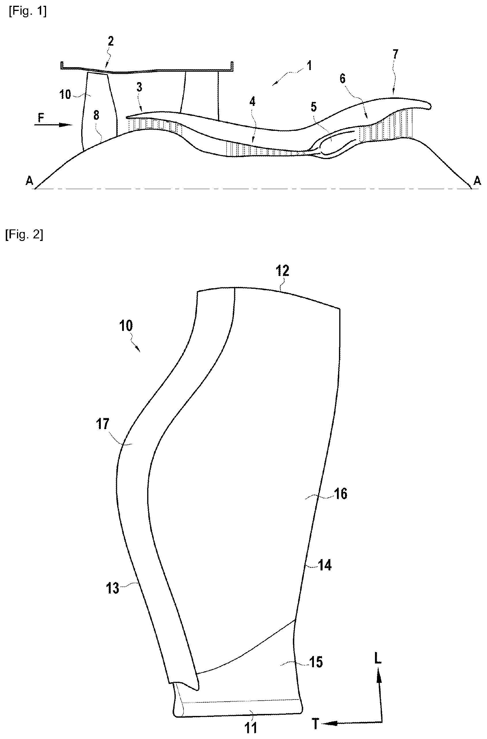 Patent US11773733 — Fibrous texture for turbine engine blade made of composite material — Figure 1