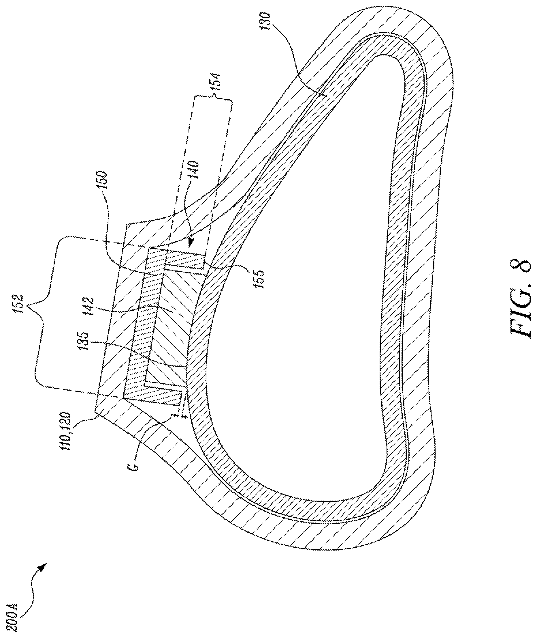 Patent US11773737 Figure 10 – Load transfer device, stator vane assembly, turbine, and gas turbine engine including the same