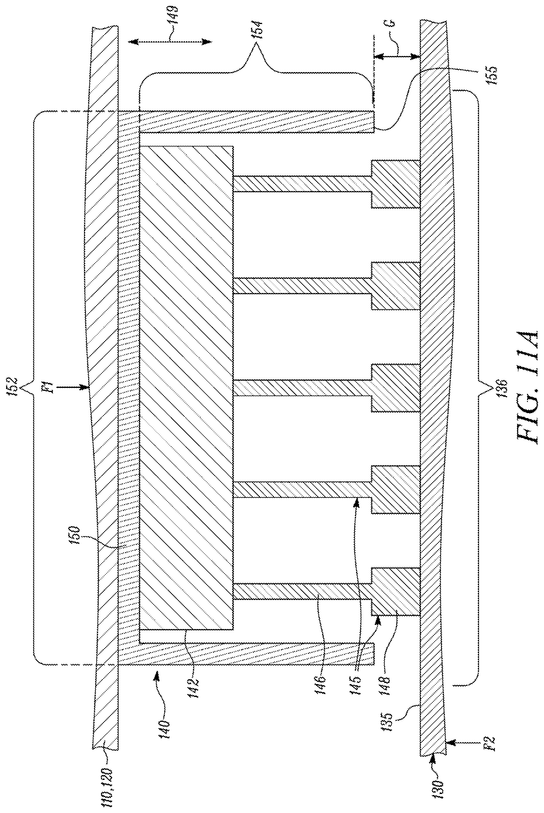 Patent US11773737 Figure 13 – Load transfer device, stator vane assembly, turbine, and gas turbine engine including the same