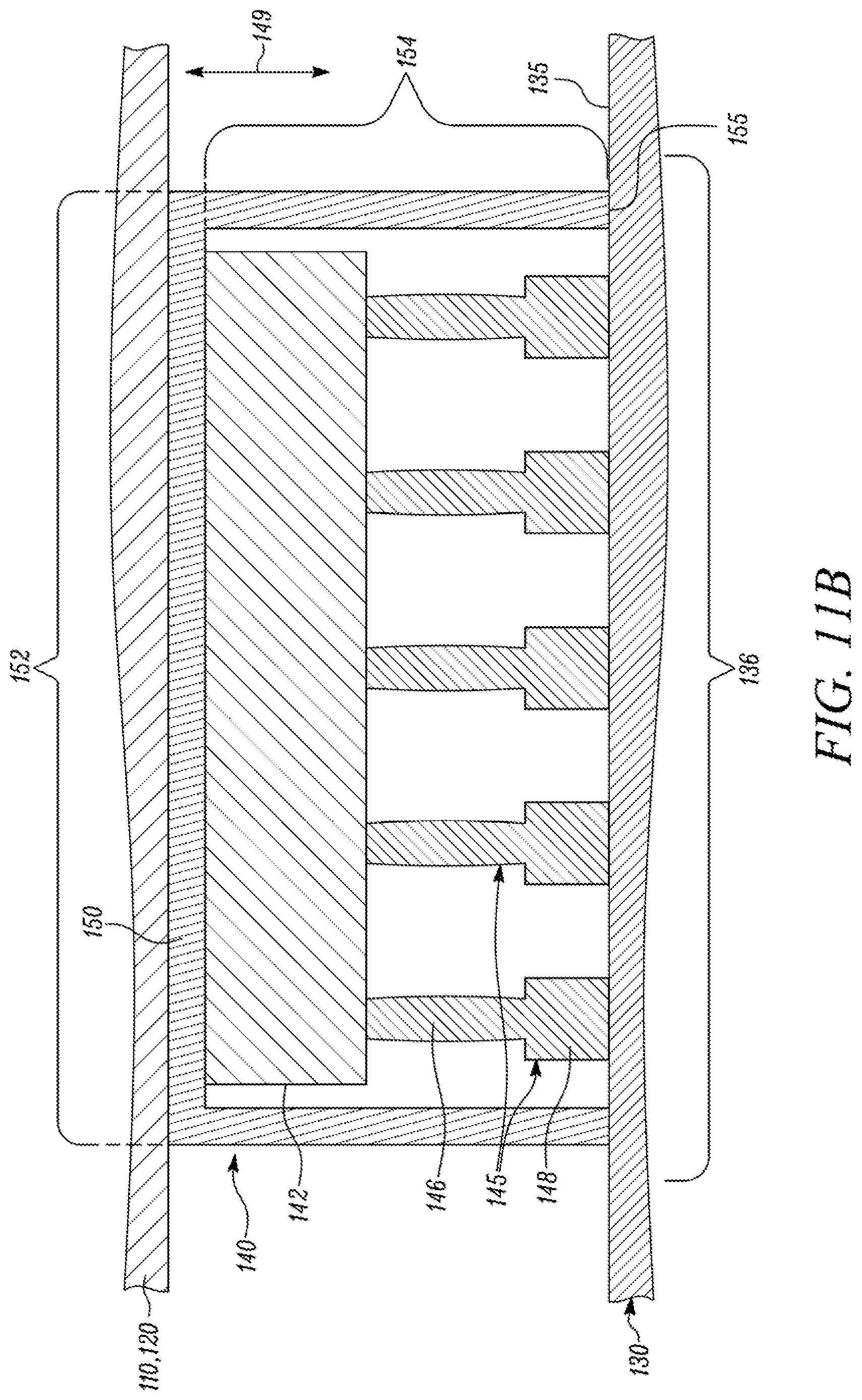 Patent US11773737 Figure 14 – Load transfer device, stator vane assembly, turbine, and gas turbine engine including the same