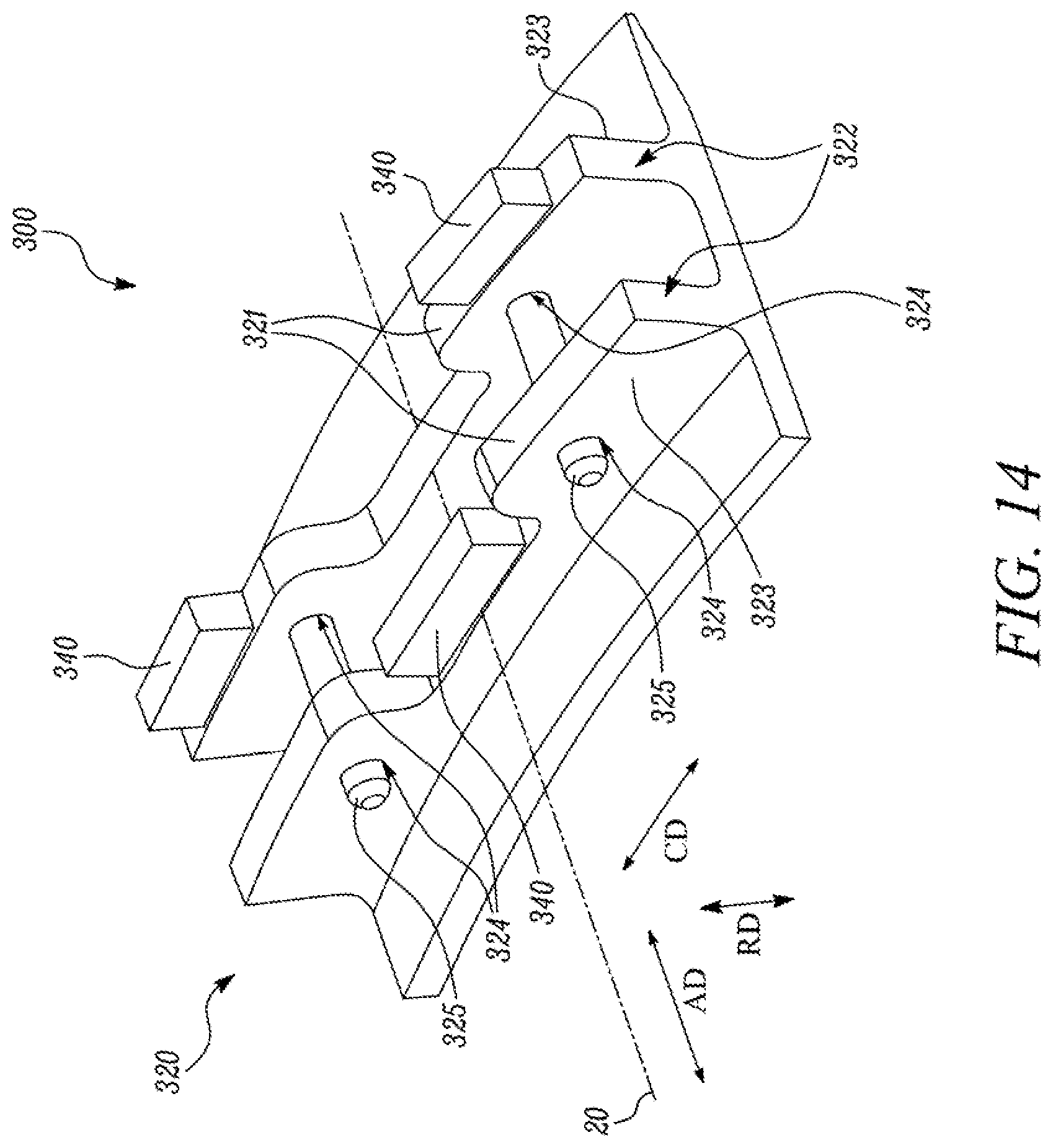 Patent US11773737 Figure 17 – Load transfer device, stator vane assembly, turbine, and gas turbine engine including the same