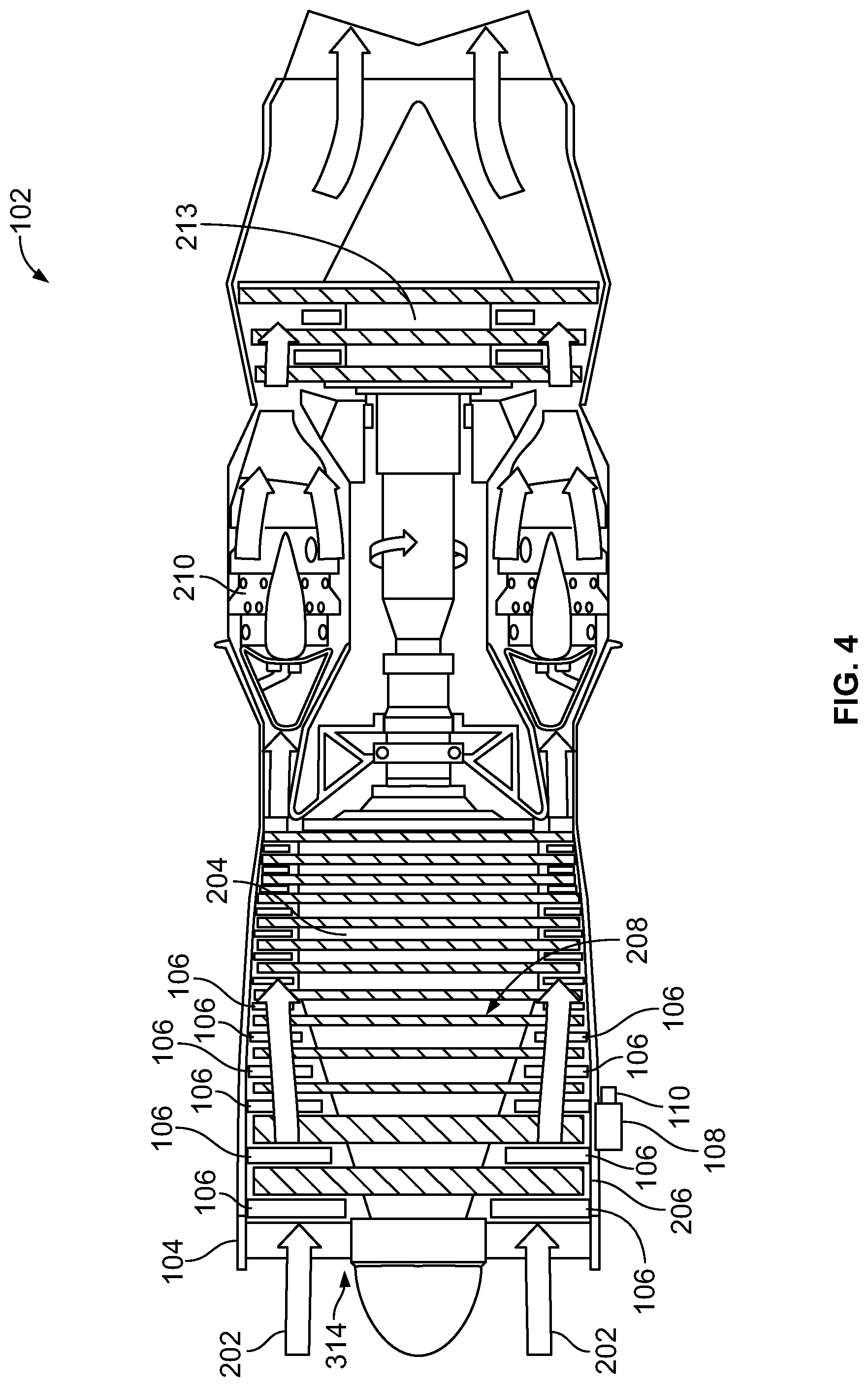 Patent US11773744 Figure 3 – Systems and methods for controlling vanes of an engine of an aircraft