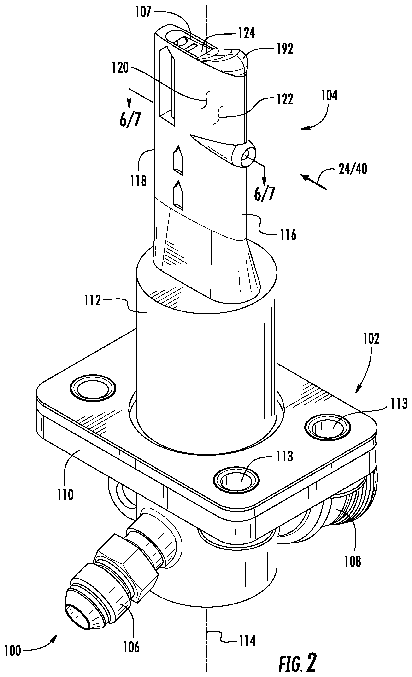Patent US11773745 Figure 2 – Pressure and temperature sensors and methods of controlling ice accretion on pressure and temperature sensors