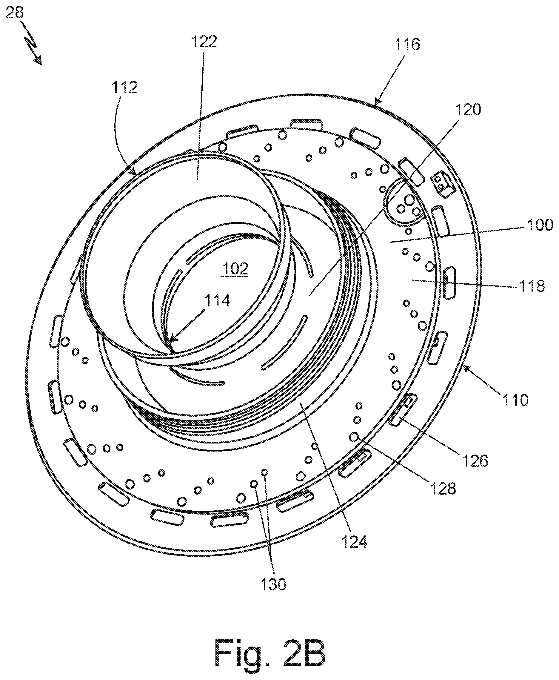 Patent US11773746 Figure 3 – Turbomachinery rotor shroud with variable lattice densities