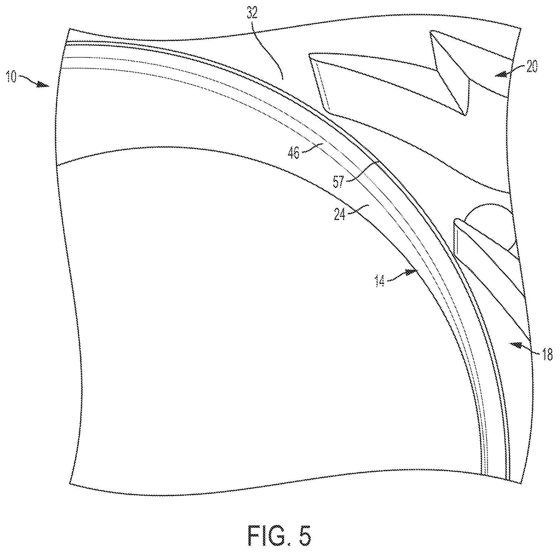 Patent US11773749 Figure 5 – Method and system for nozzle ring repair