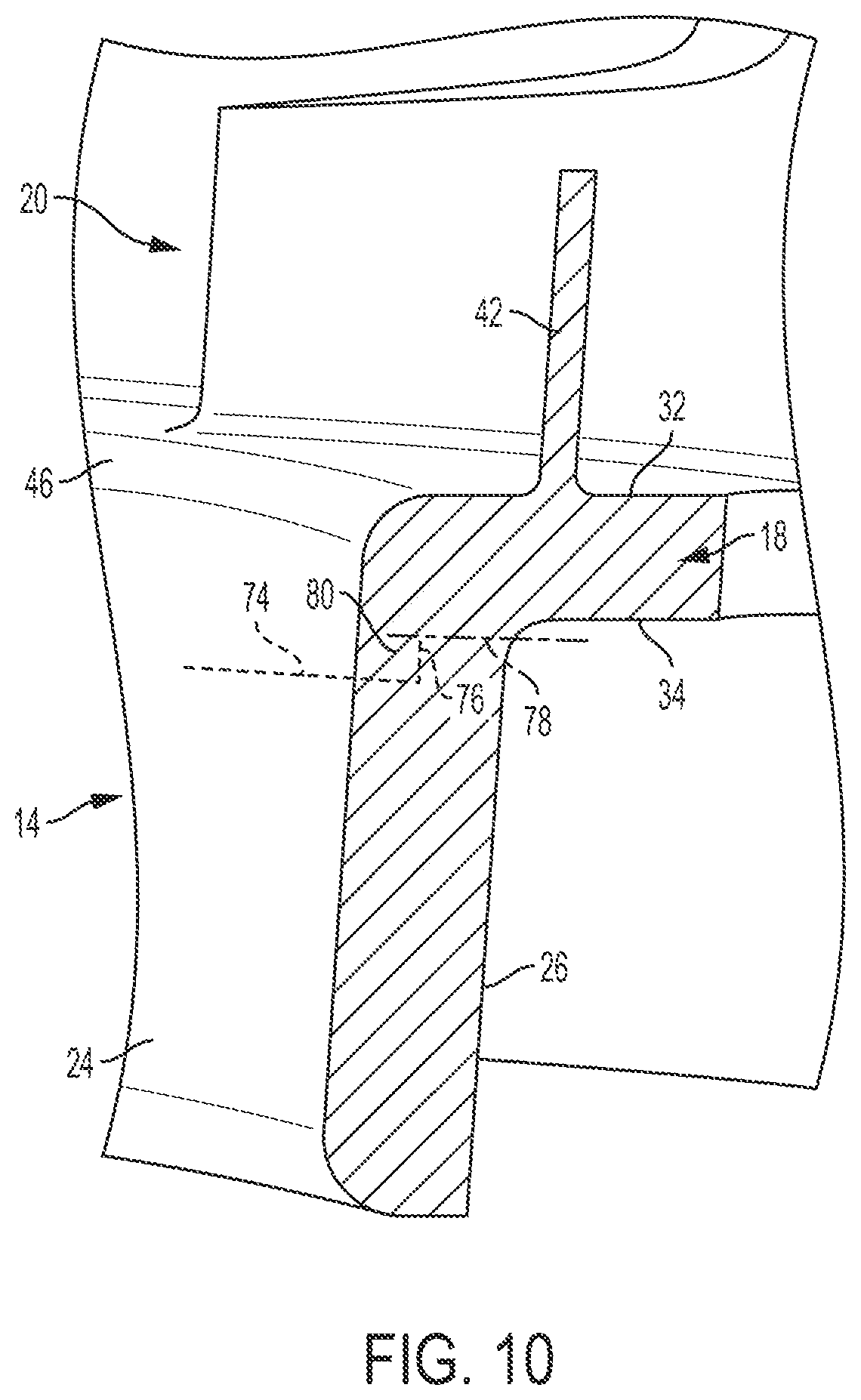 Patent US11773749 Figure 10 – Method and system for nozzle ring repair