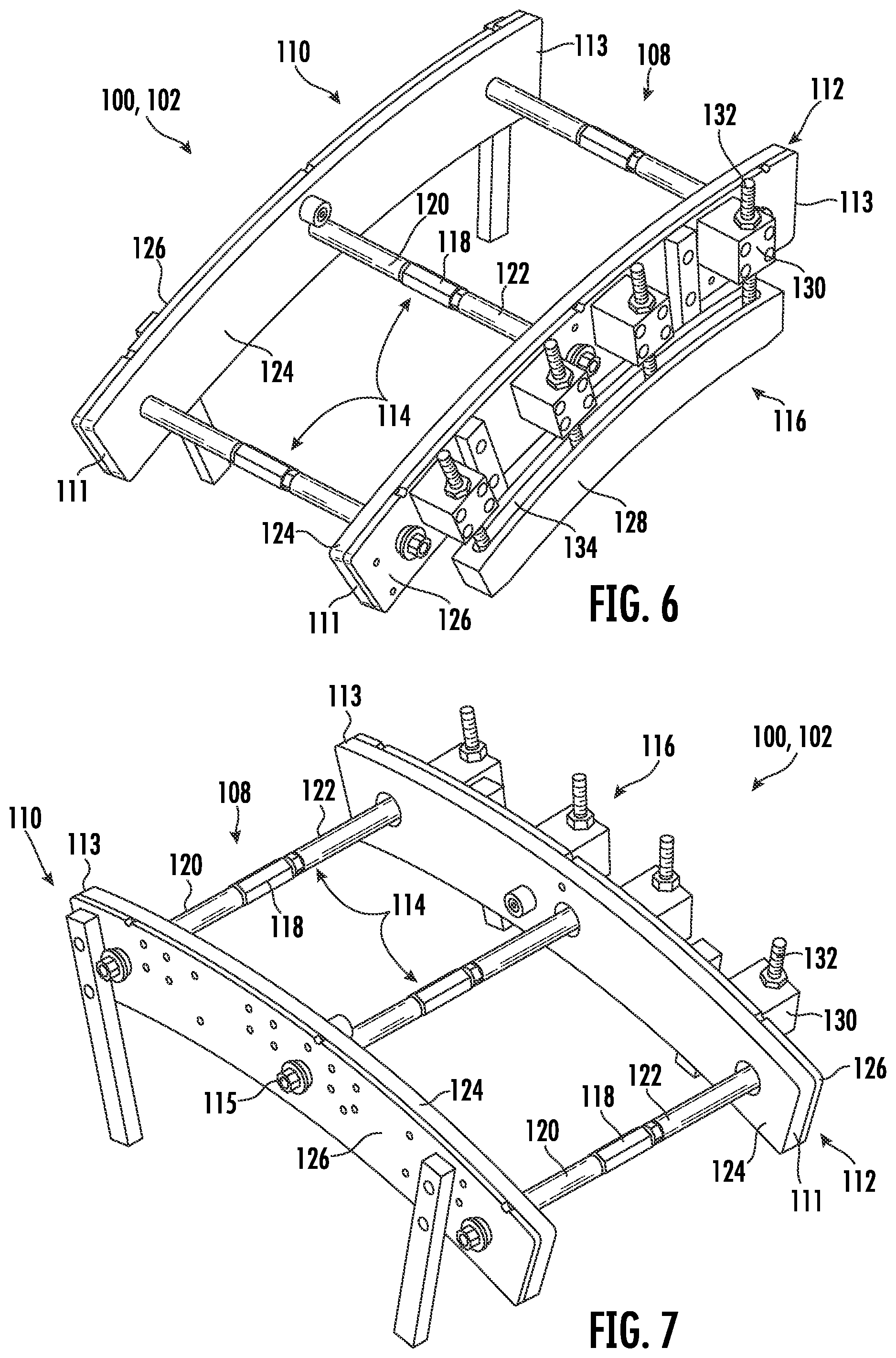 Patent US11773752 Figure 6 – T-fairing installation tooling assembly