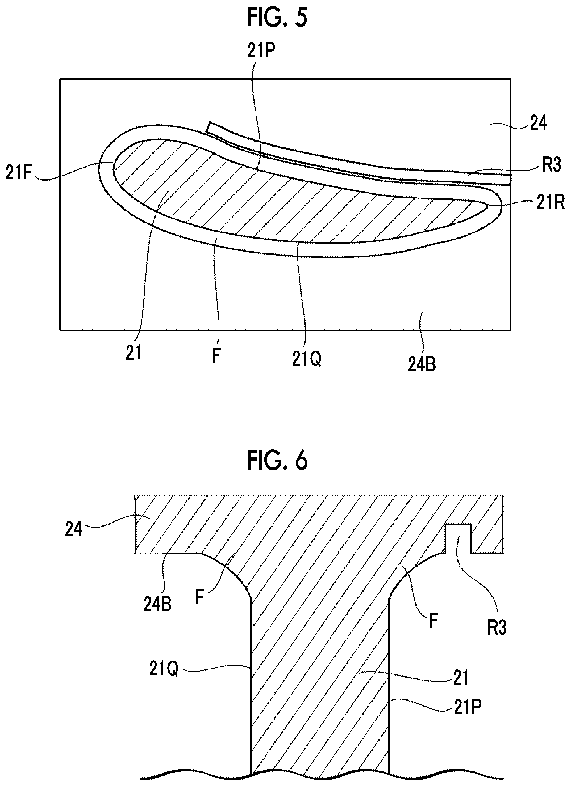 Patent US11773753 Figure 3 – Turbine stator vane, turbine stator vane assembly, and steam turbine