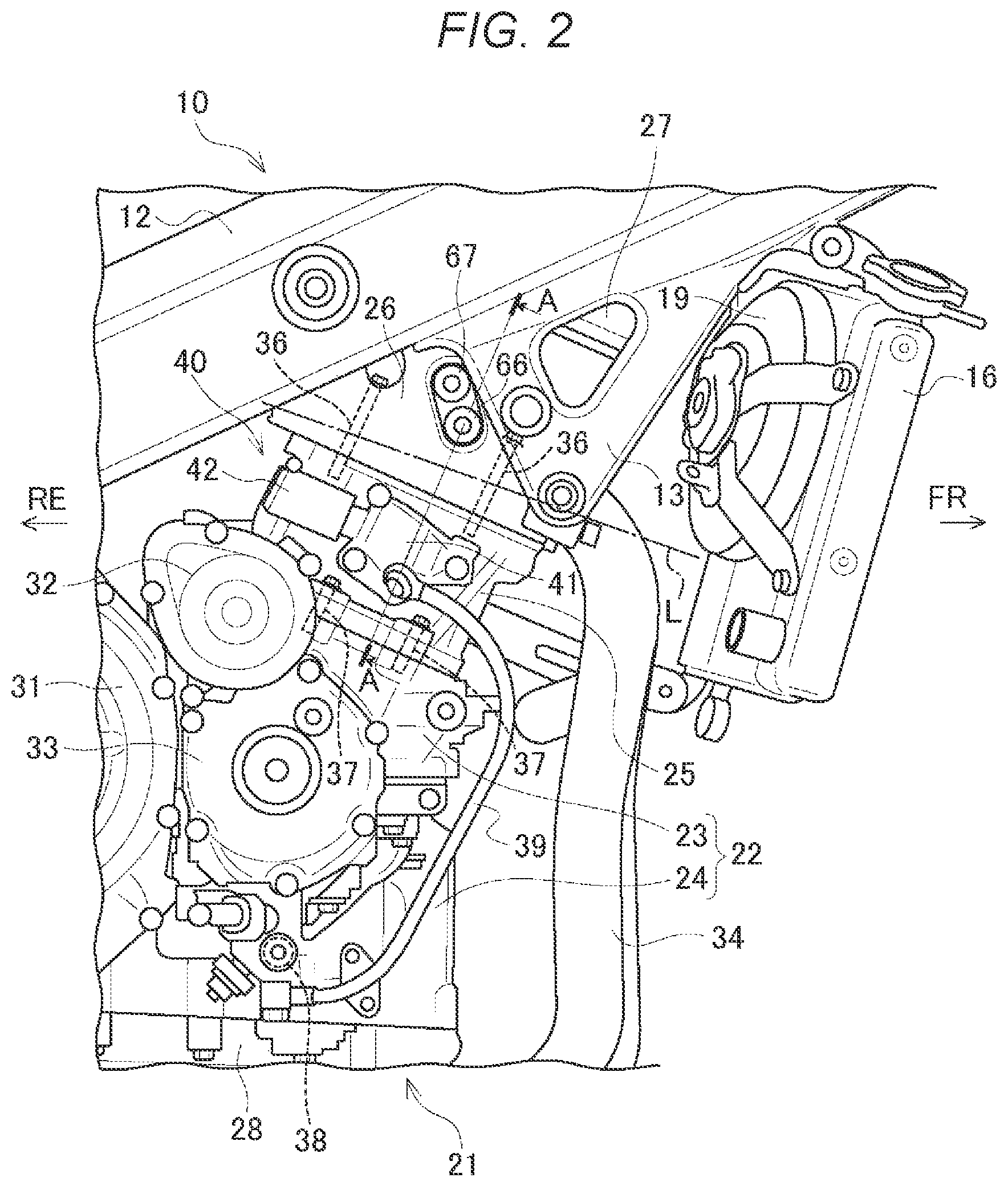 Patent US11773755 Figure 2 – Variable valve timing system