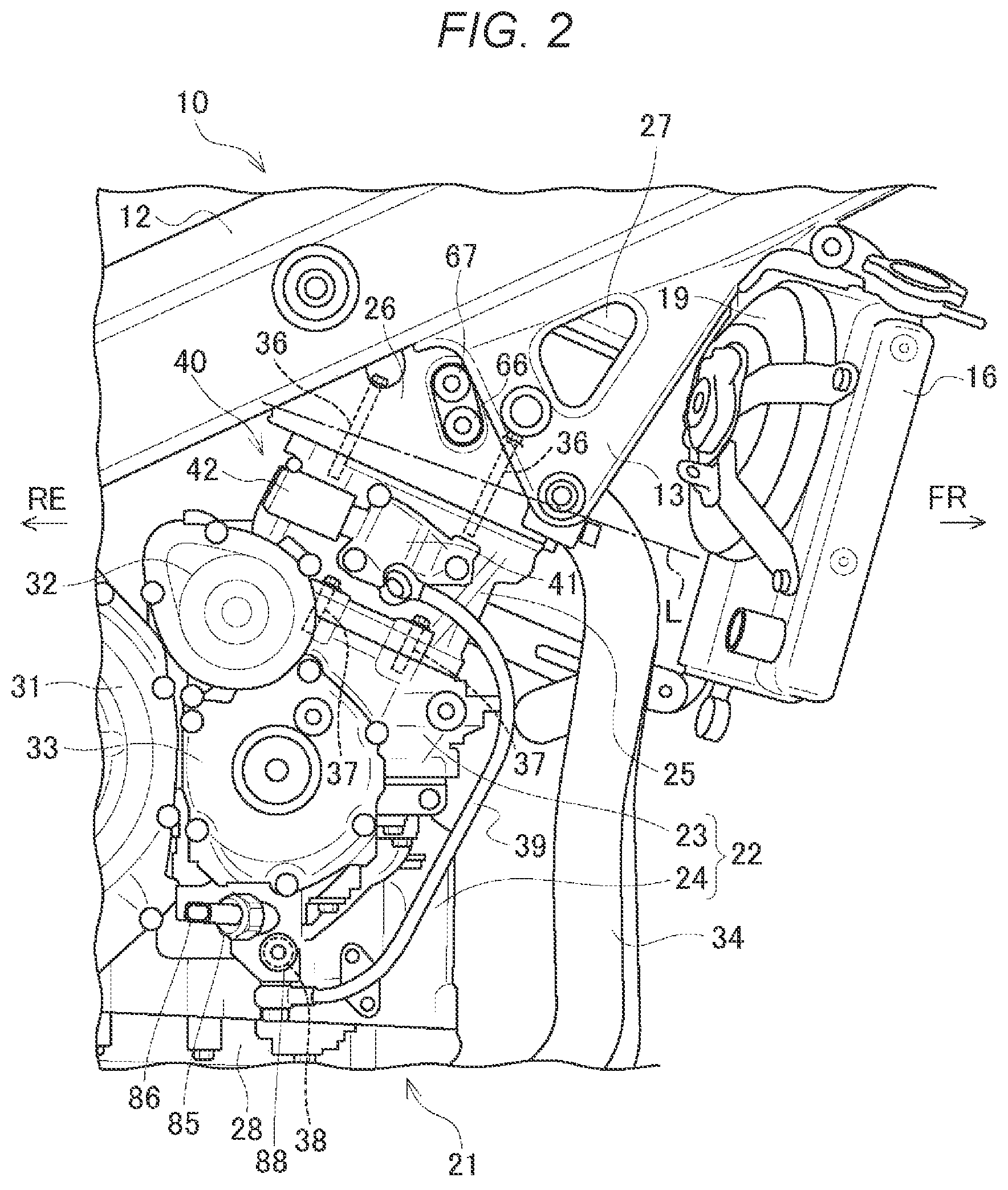 Patent US11773756 Figure 2 – Variable valve timing system