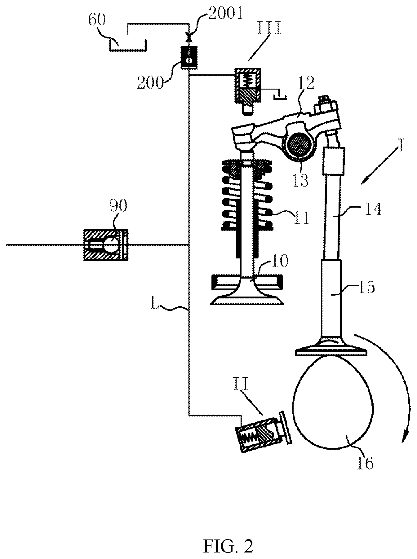 Patent US11773757 Figure 2 – Compression release engine in-cylinder braking system