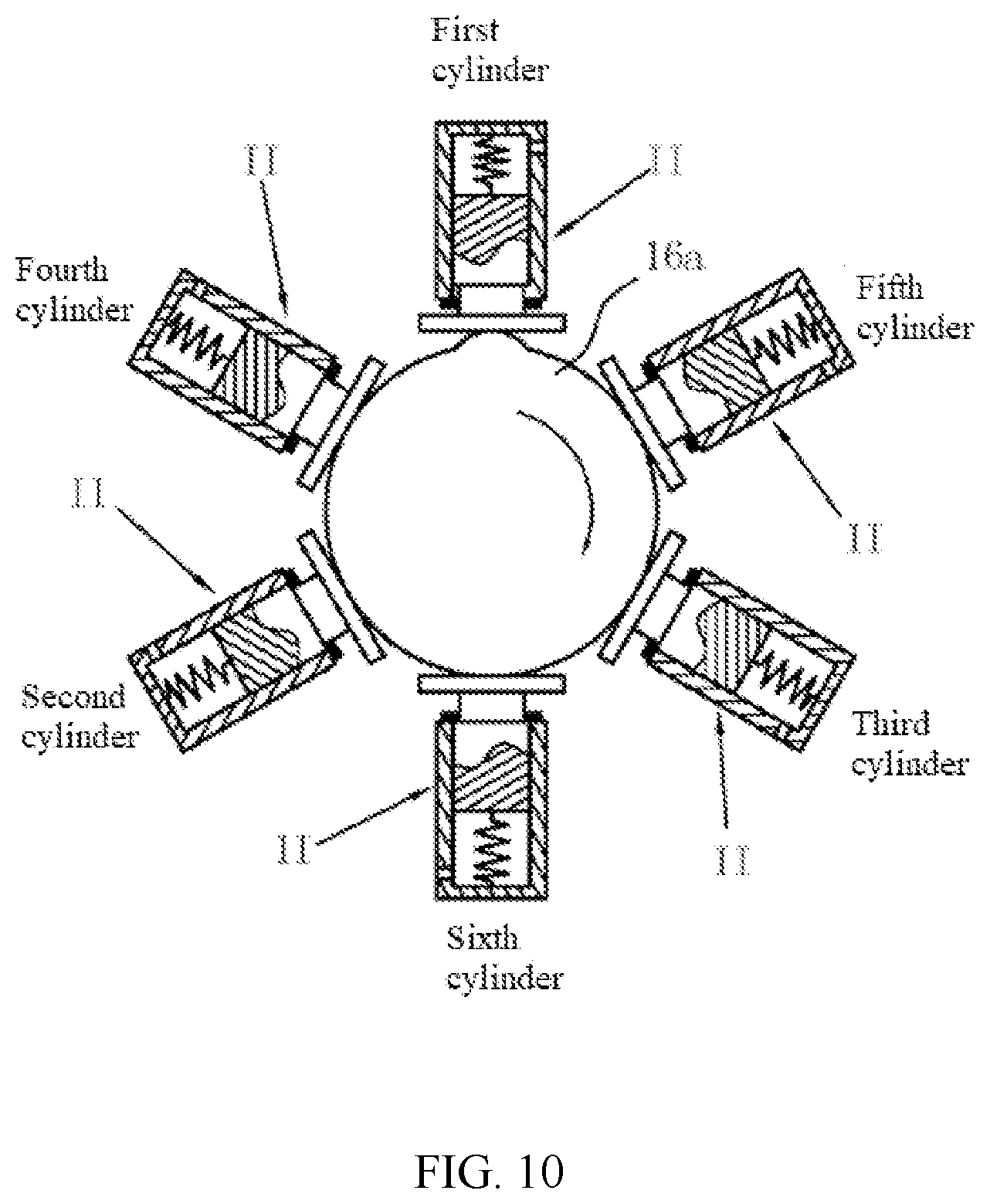 Patent US11773757 Figure 6 – Compression release engine in-cylinder braking system