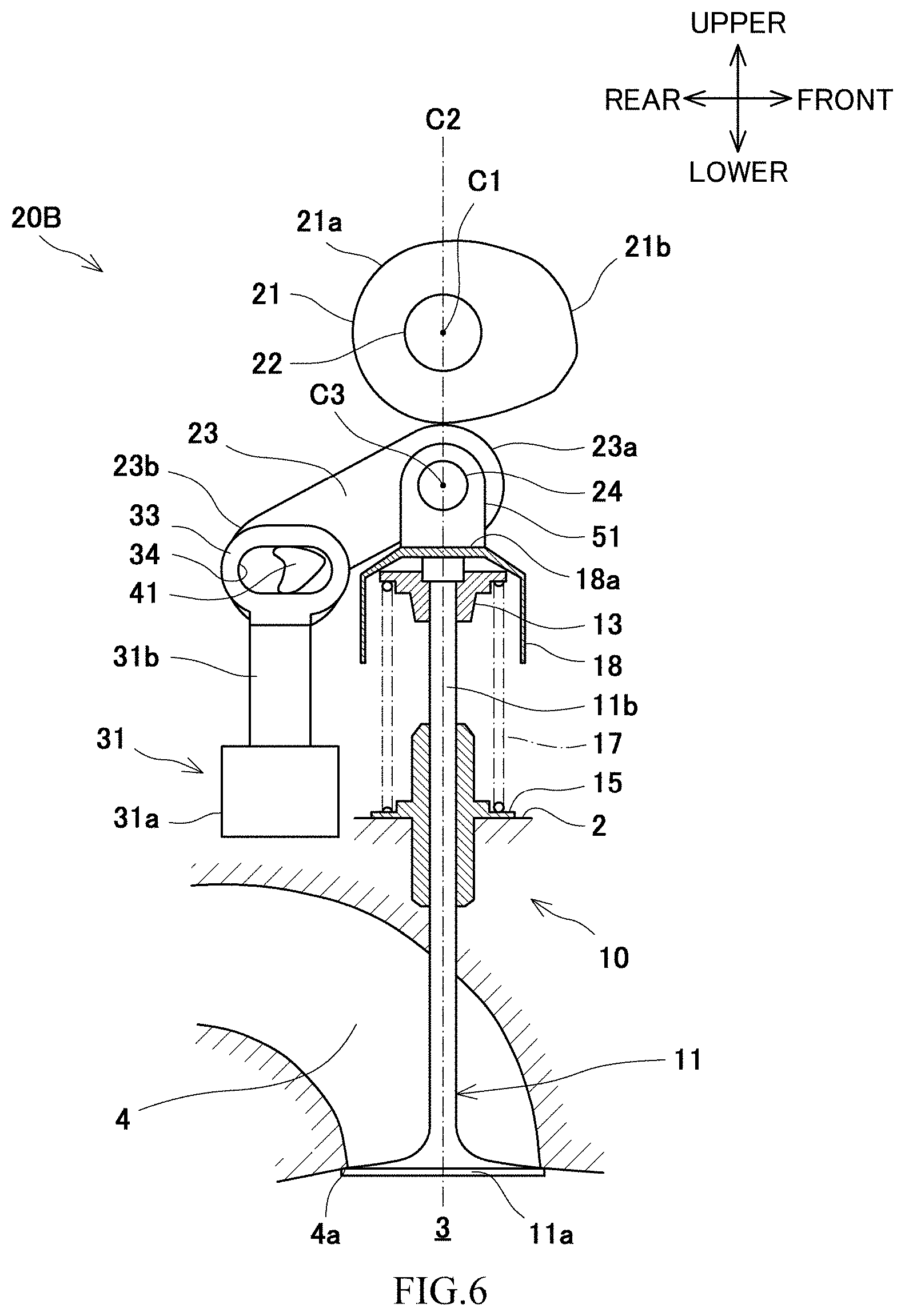 Patent US11773758 Figure 6 – Variable valve mechanism
