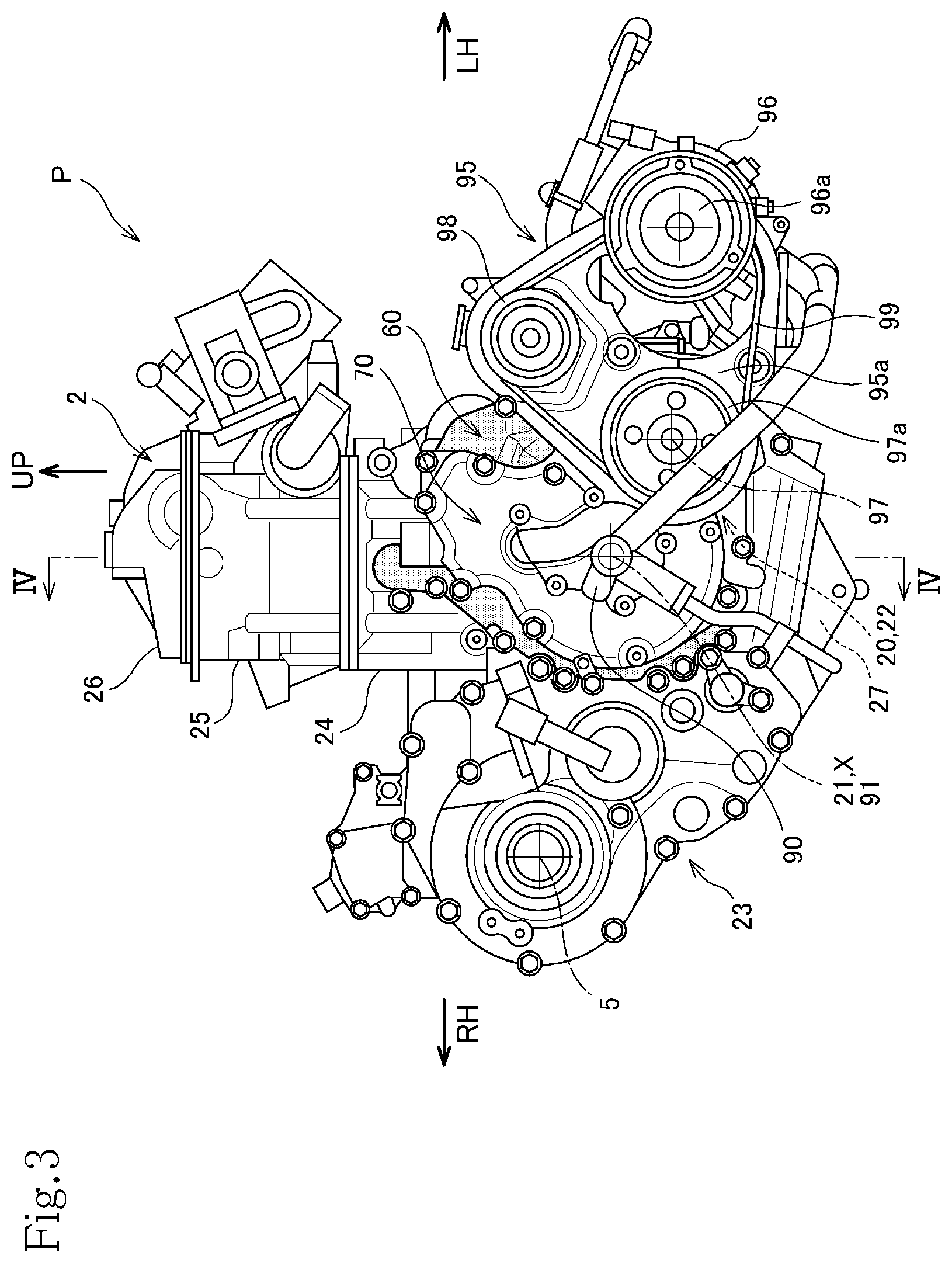 Patent US11773759 Figure 3 – Oil passageway structure for internal combustion engines