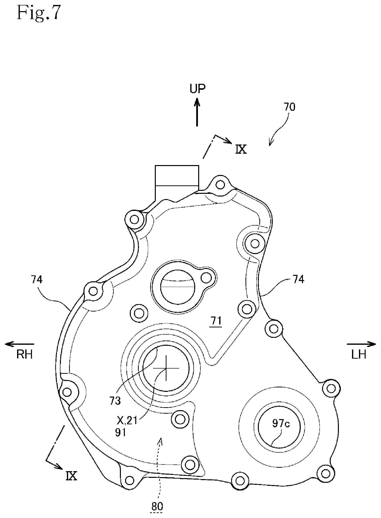 Patent US11773759 Figure 7 – Oil passageway structure for internal combustion engines