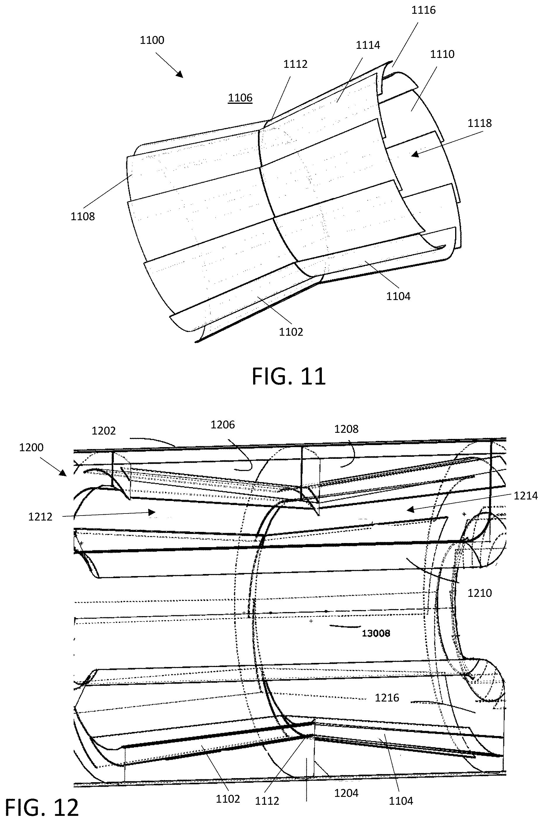 Patent US11773760 Figure 8 – Overlapping vane muffler