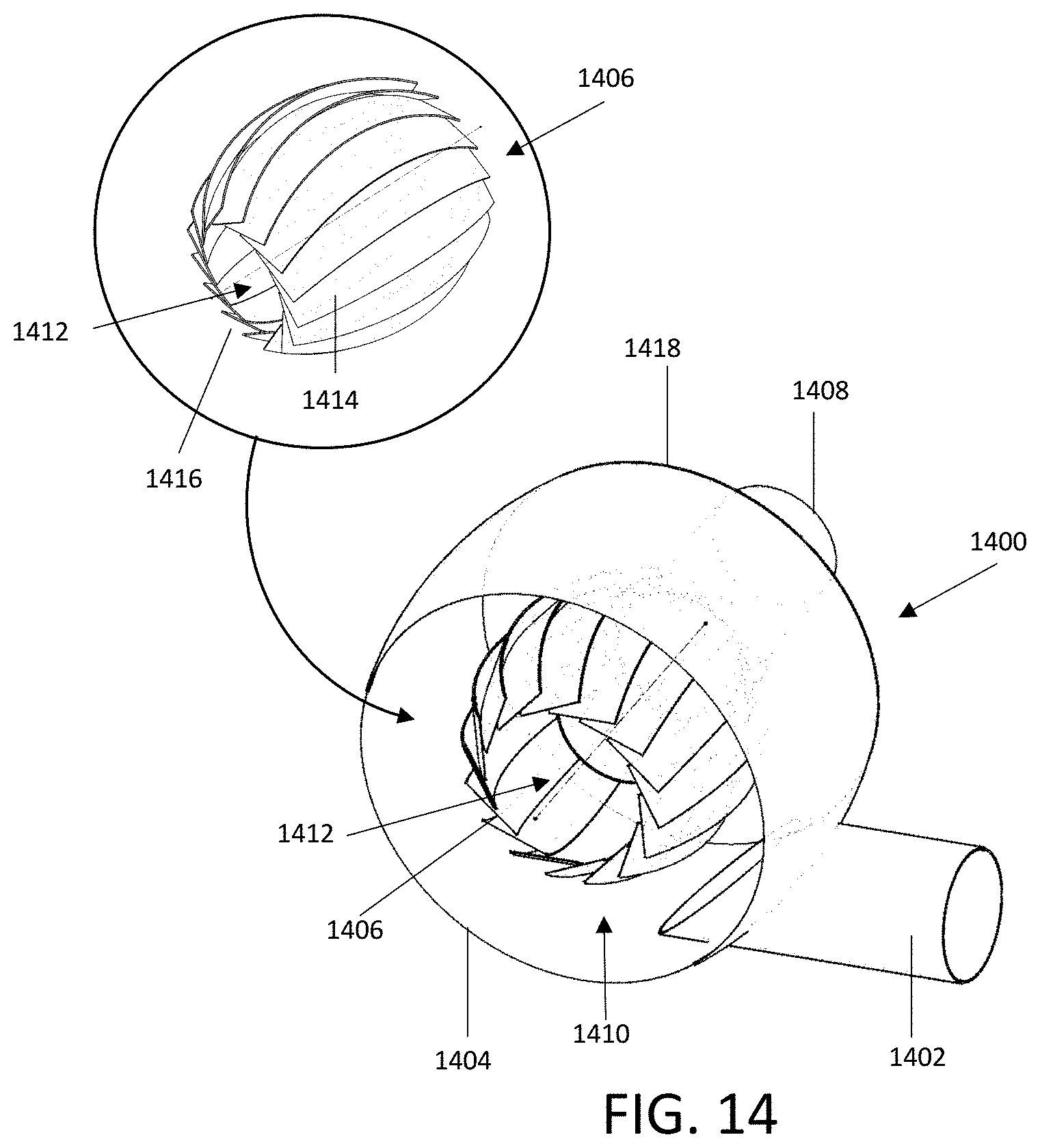 Patent US11773760 Figure 10 – Overlapping vane muffler