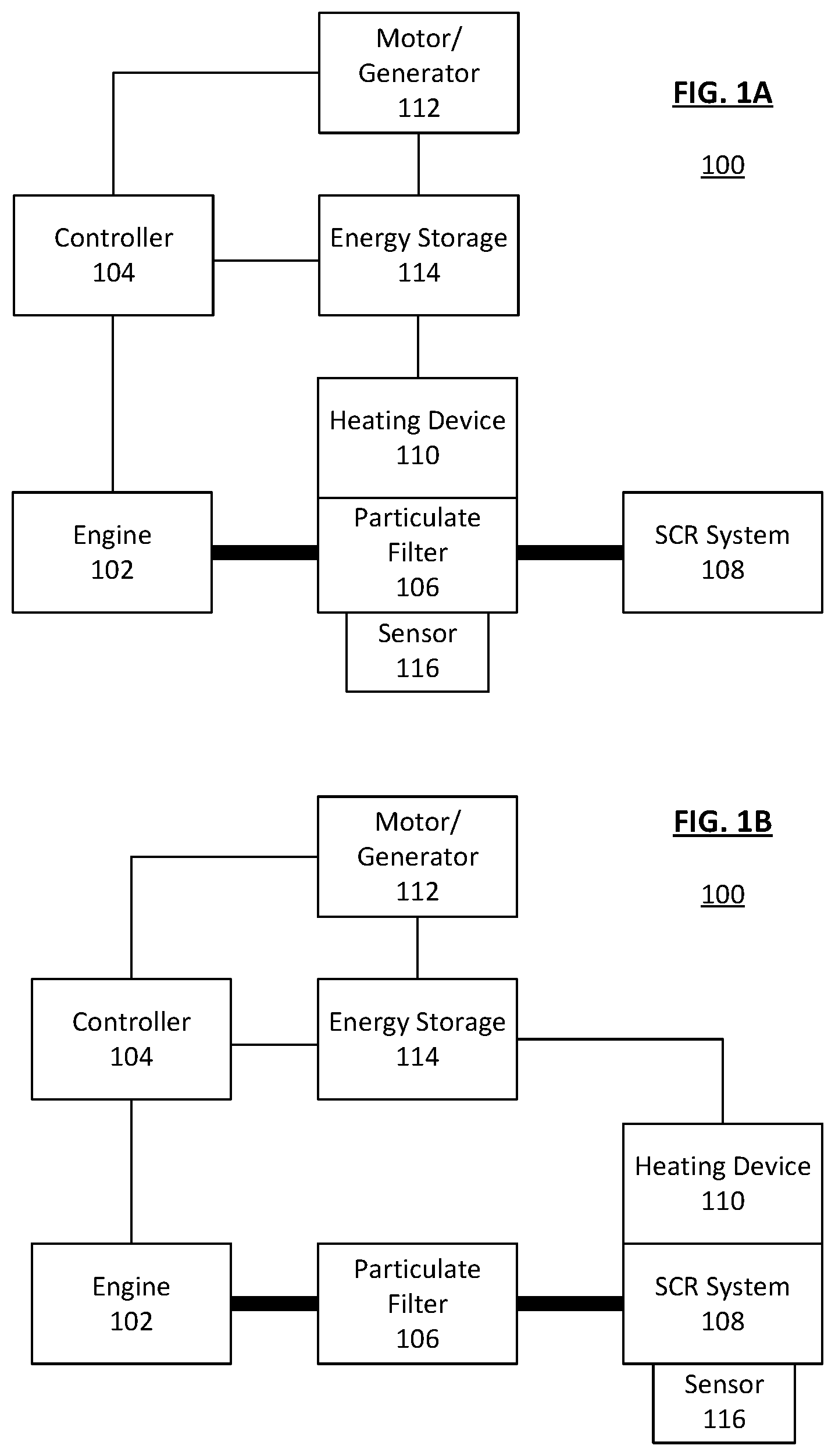 Patent US11773761 Figure 1 – Apparatus, methods and systems for electrically heated particulate filter and SCR catalyst in vehicles