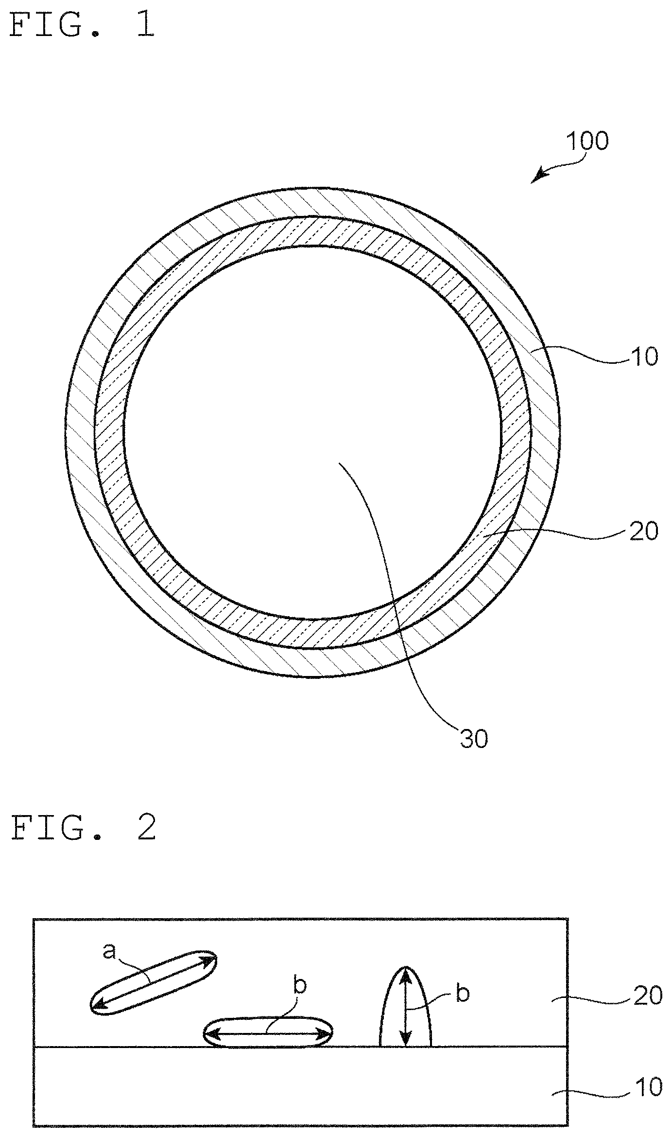 Patent US11773762 — Tubular member for exhaust gas treatment device and exhaust gas treatment device using the tubular member, and method of manufacturing tubular member for exhaust gas treatment device — Figure 1