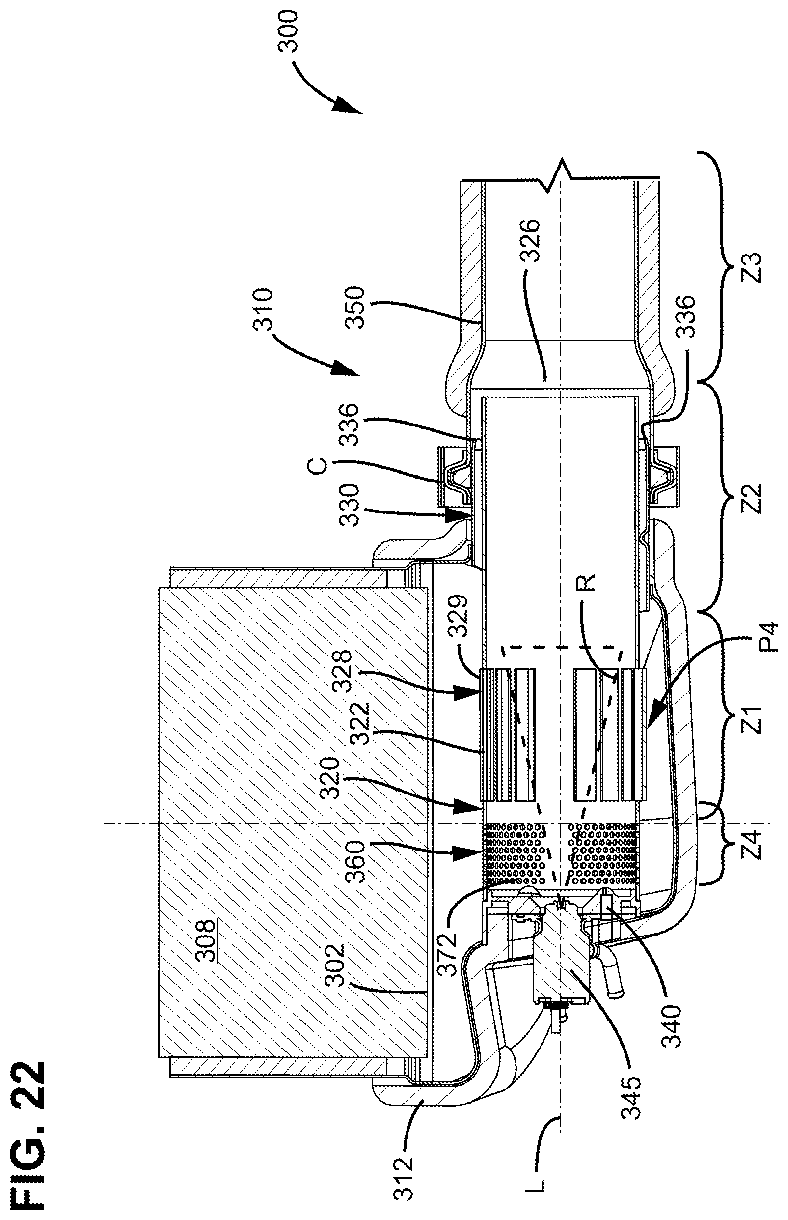 Patent US11773763 Figure 19 – Dosing and mixing assemblies for exhaust aftertreatment system