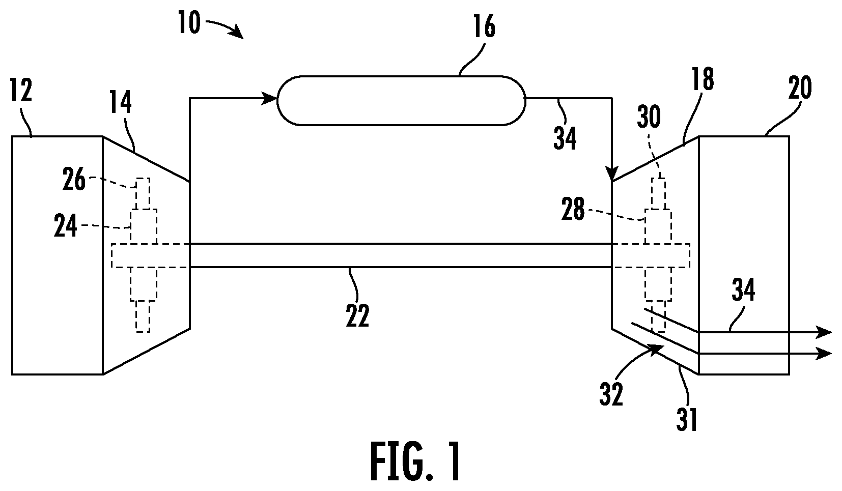 Patent US11773772 Figure 1 – System and method for installation or removal of one or more combustion cans