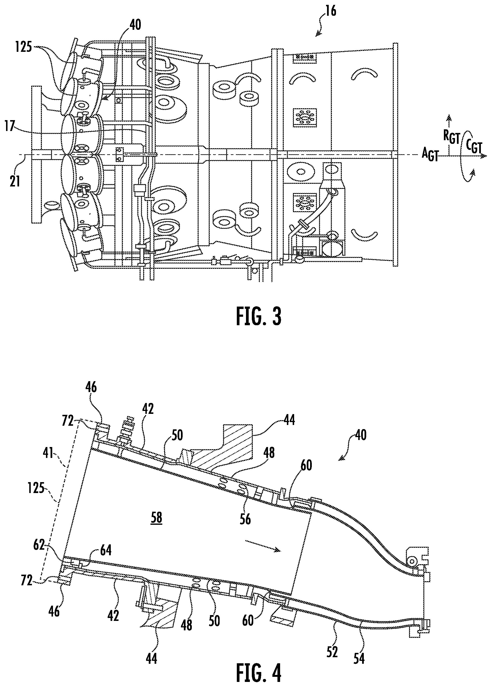 Patent US11773772 Figure 3 – System and method for installation or removal of one or more combustion cans