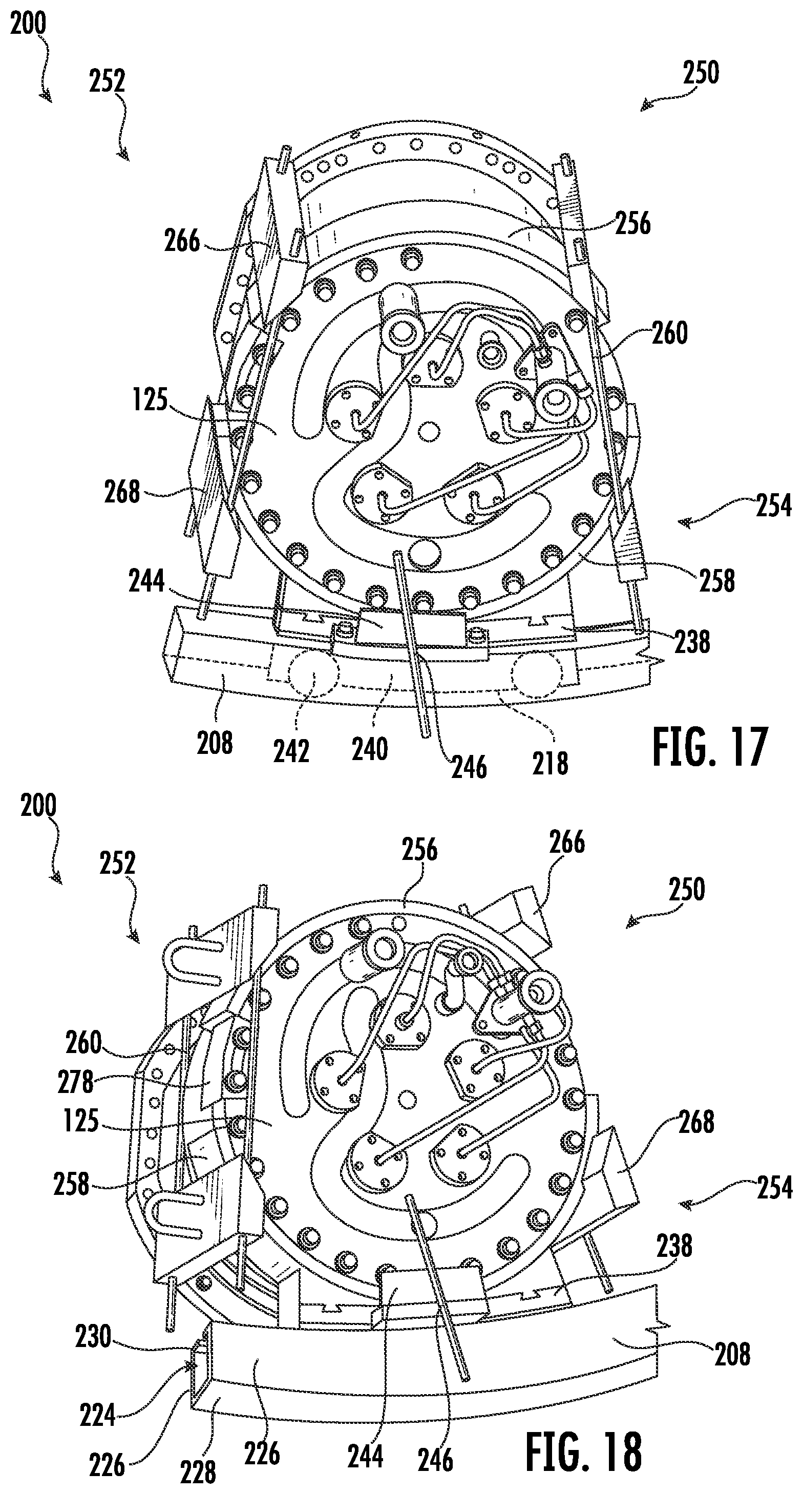 Patent US11773772 Figure 11 – System and method for installation or removal of one or more combustion cans