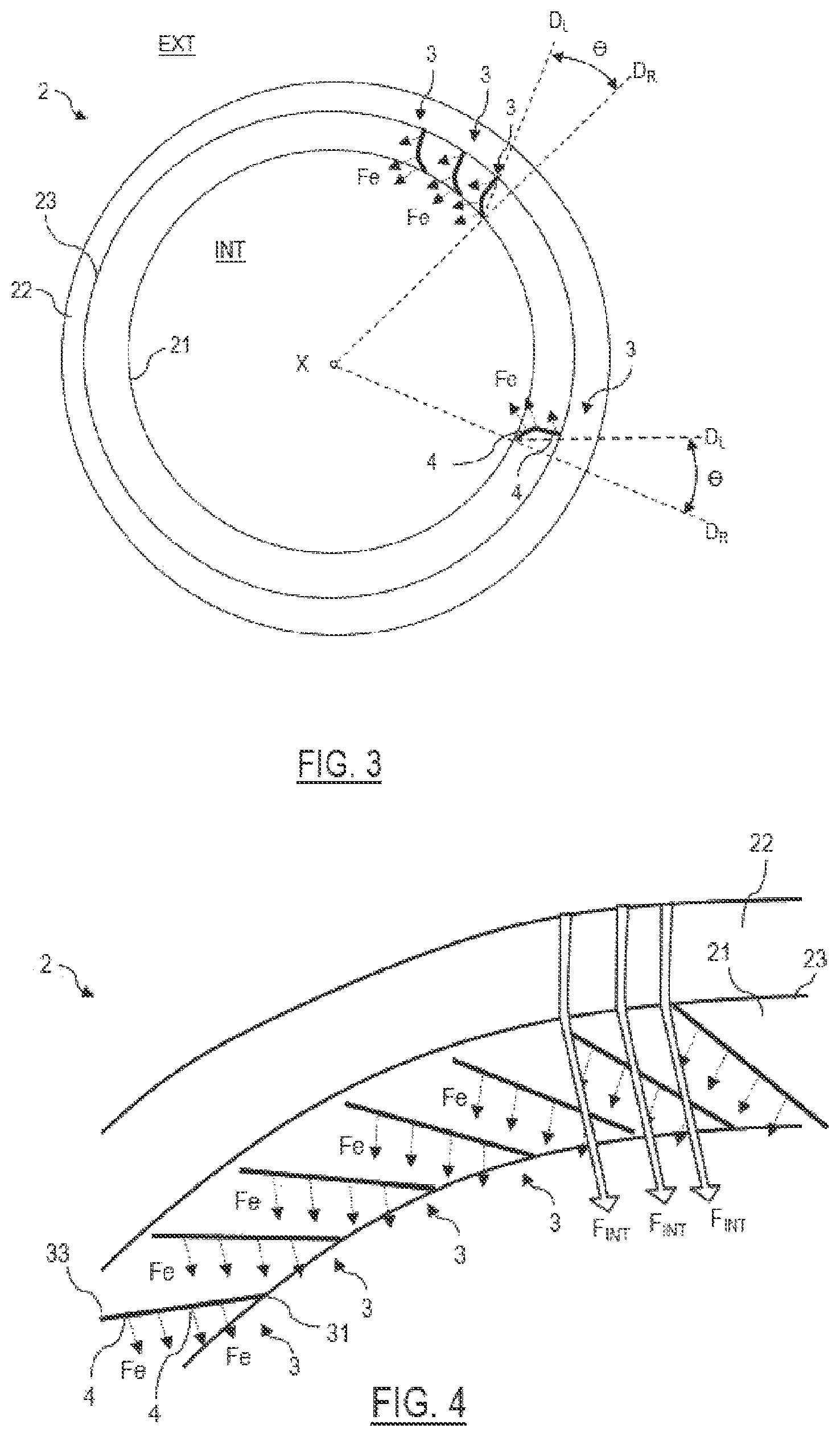 Patent US11773779 Figure 3 – Air inlet and method for de-icing an air inlet into a nacelle of an aircraft turbojet engine