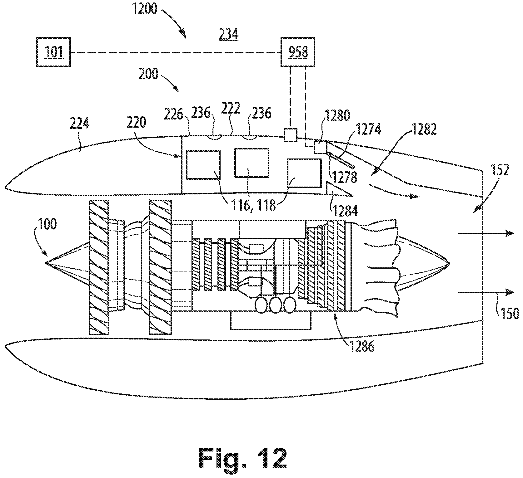 Patent US11773781 Figure 7 – Means for handling gaseous fuel