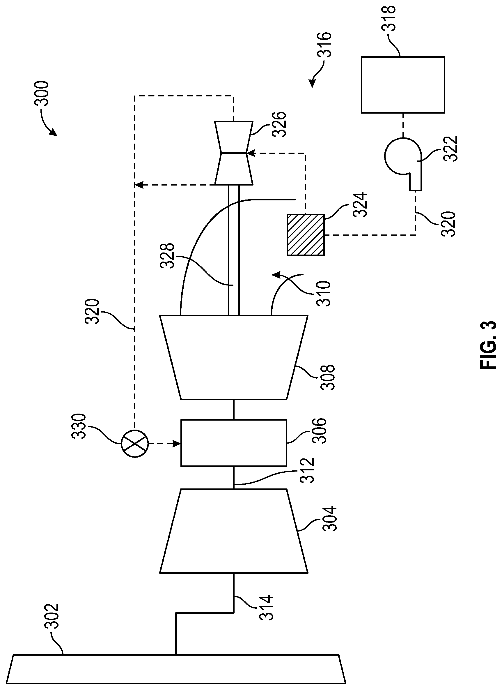 Patent US11773782 Figure 3 – Gas turbine engines having cryogenic fuel systems