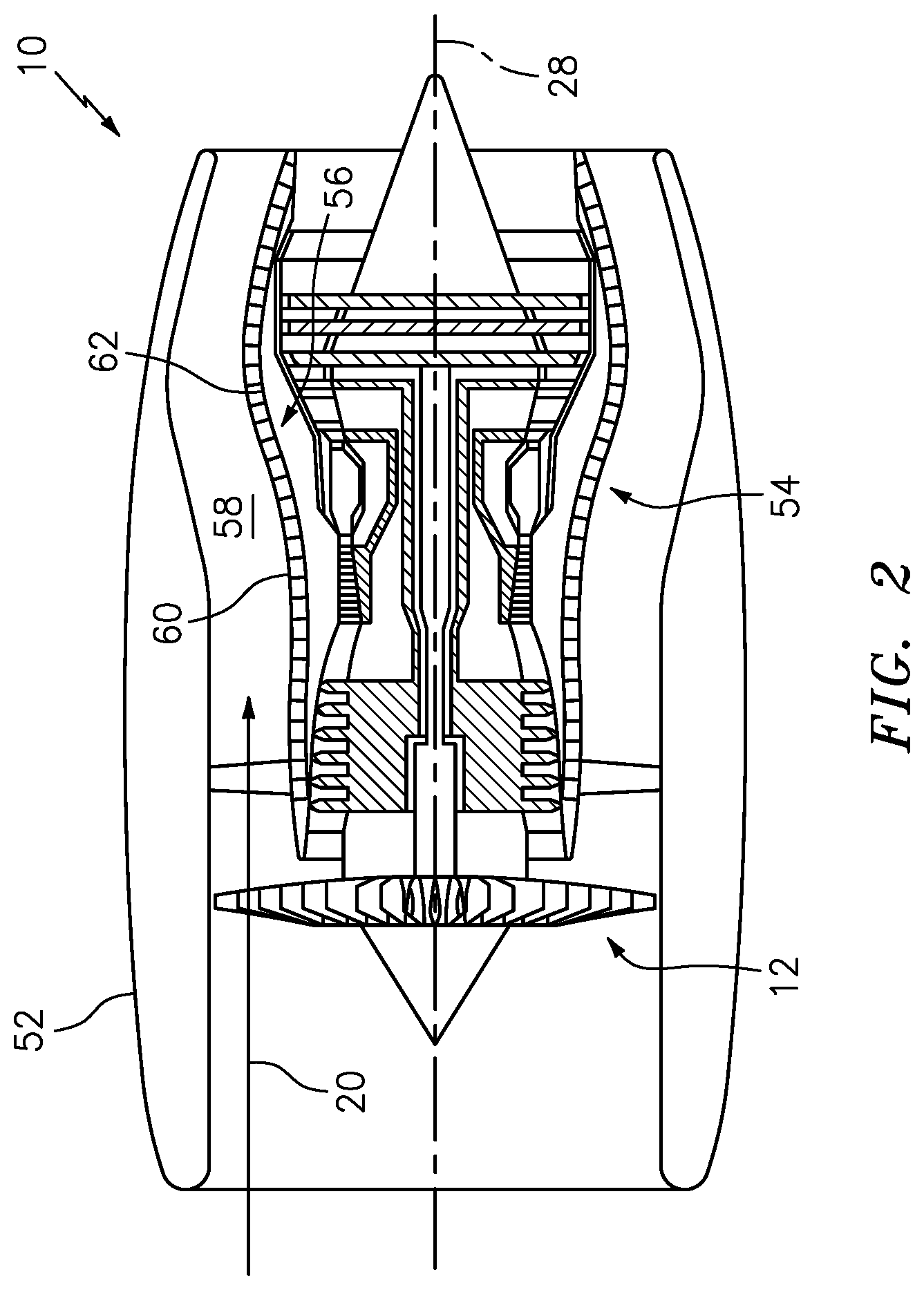 Patent US11773783 Figure 2 – Flexible sensor system for prognostic health monitoring of composite aerostructures