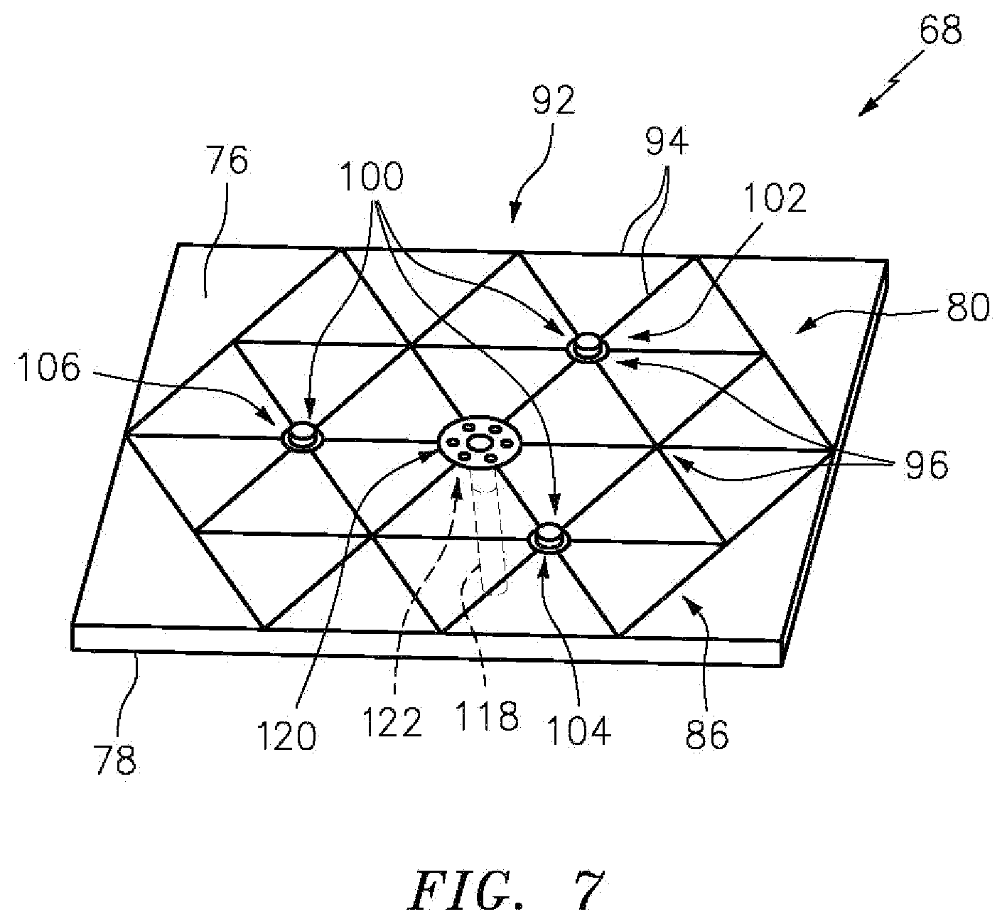 Patent US11773783 Figure 7 – Flexible sensor system for prognostic health monitoring of composite aerostructures
