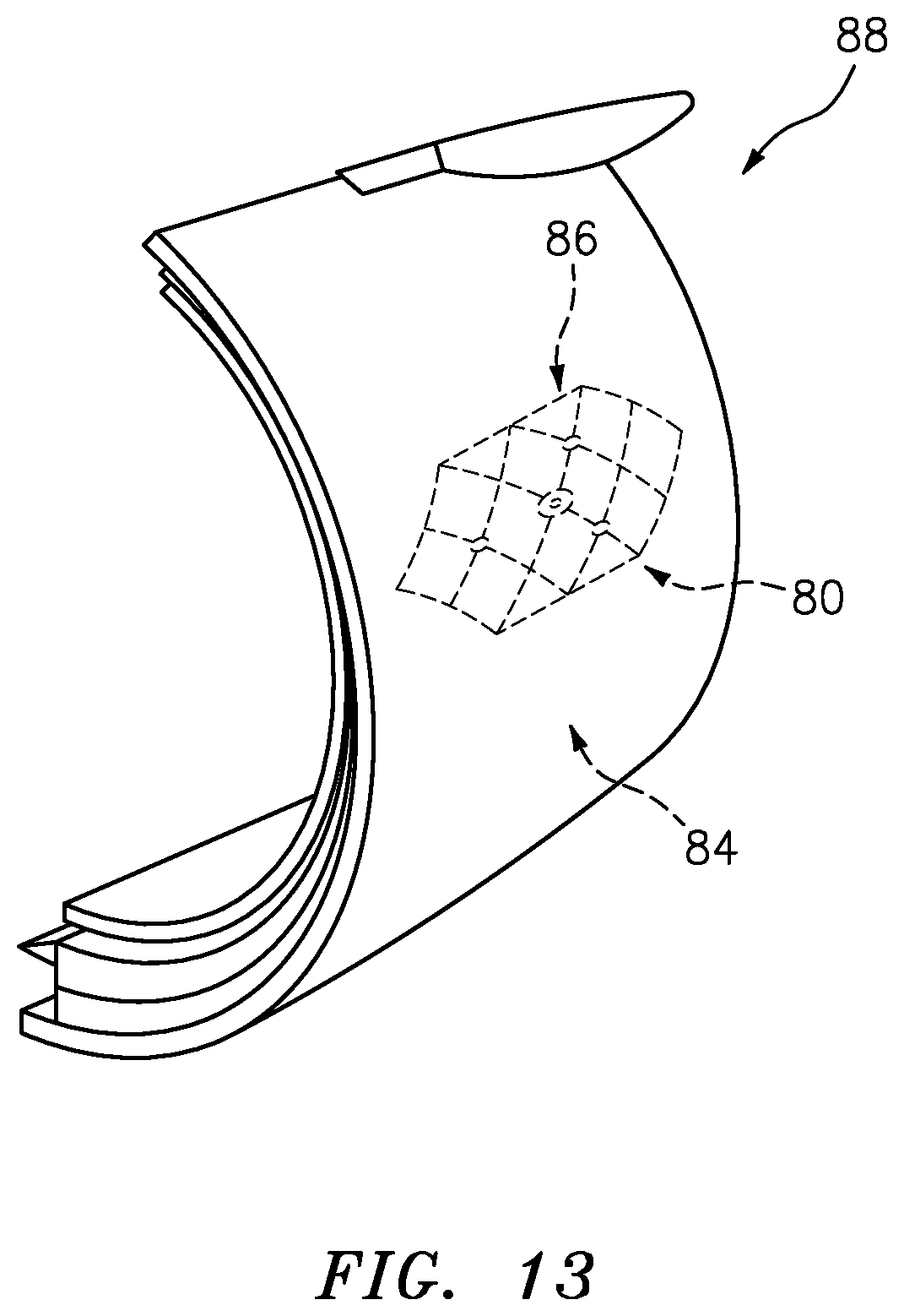 Patent US11773783 Figure 14 – Flexible sensor system for prognostic health monitoring of composite aerostructures