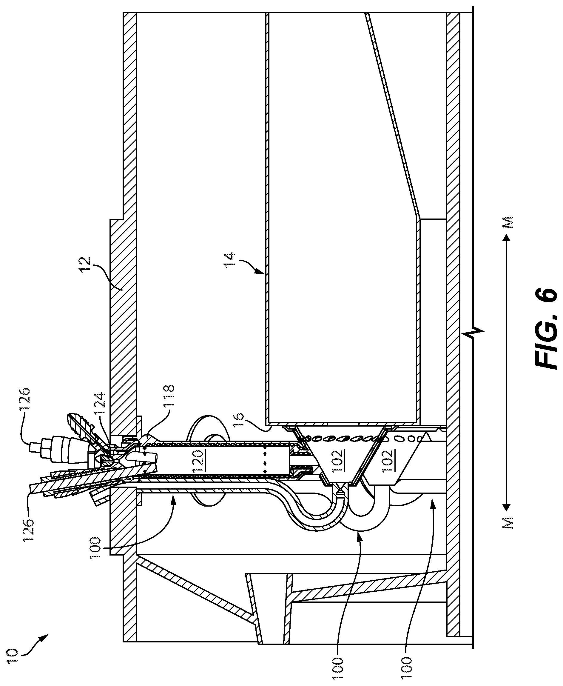 Patent US11773784 Figure 6 – Fuel injectors with torch ignitors