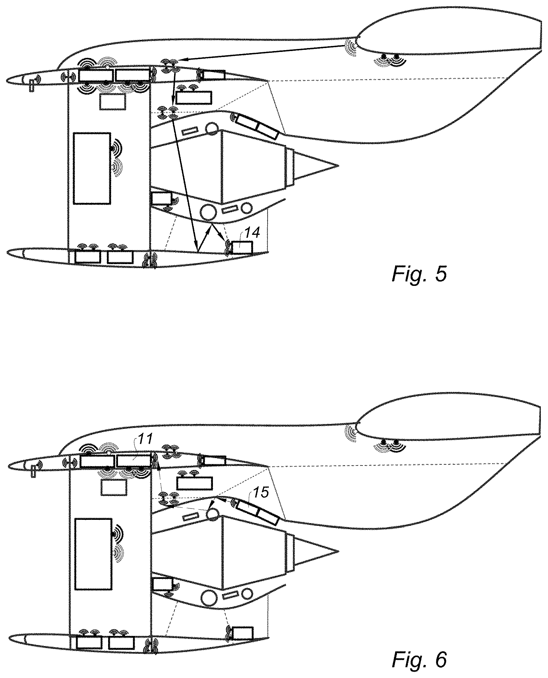 Patent US11773788 Figure 3 – Device and method for data communication in an aircraft subassembly