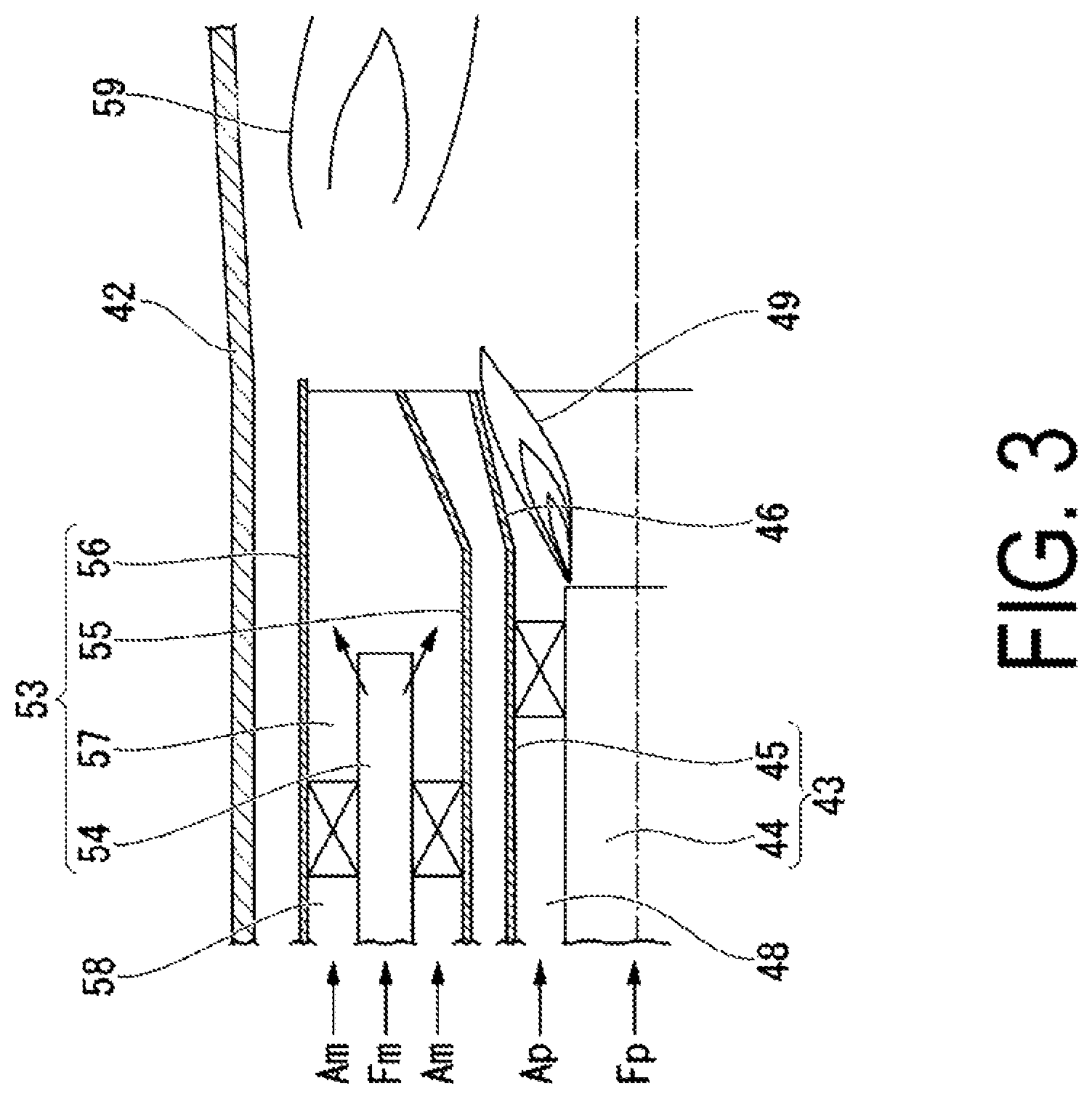 Patent US11773789 Figure 3 – Flow volume ratio calculation device, control device equipped with same, gas turbine plant equipped with this control device, flow volume ratio calculation method, and fuel line control method