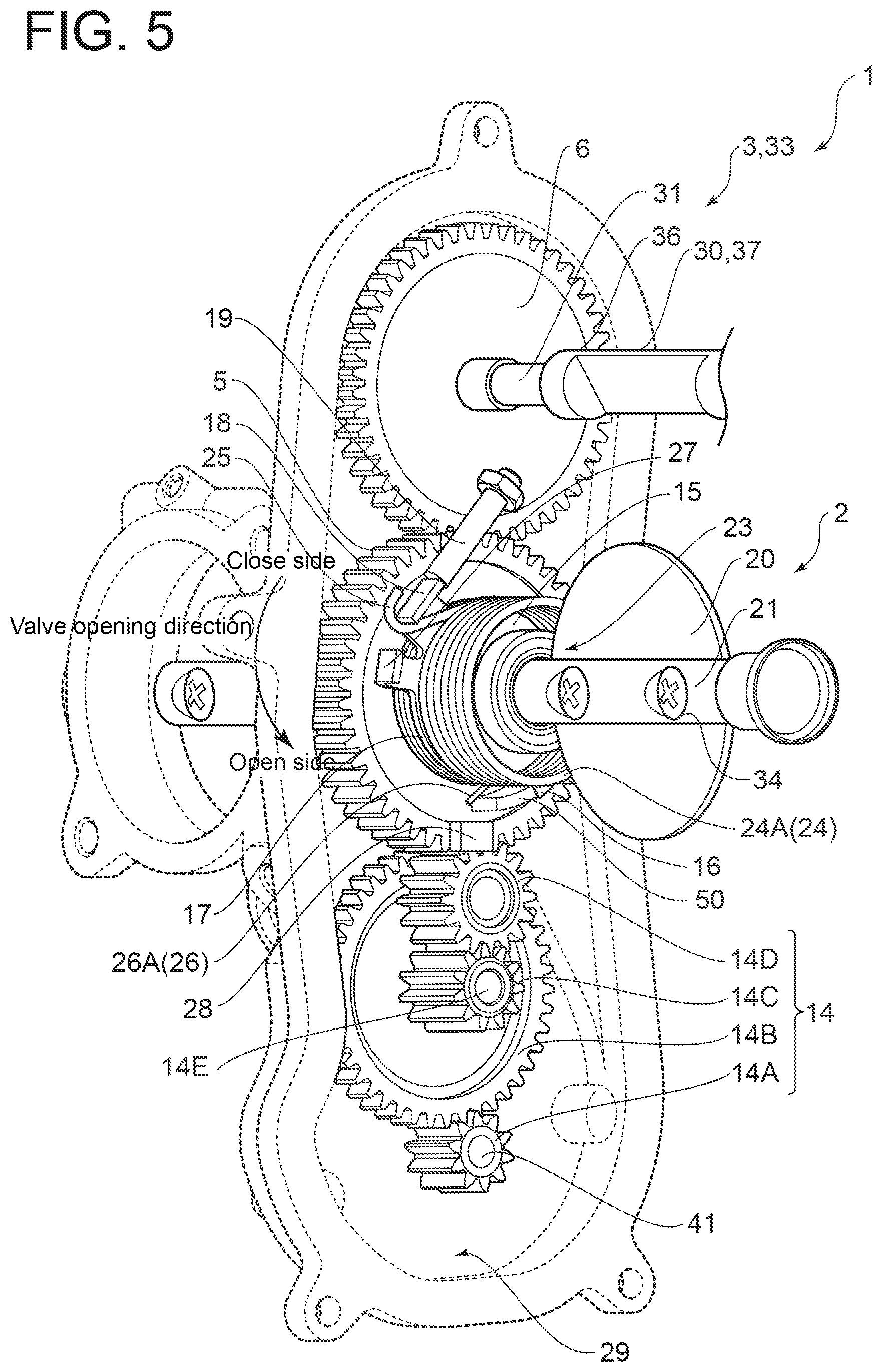 Patent US11773790 Figure 5 – Throttle device