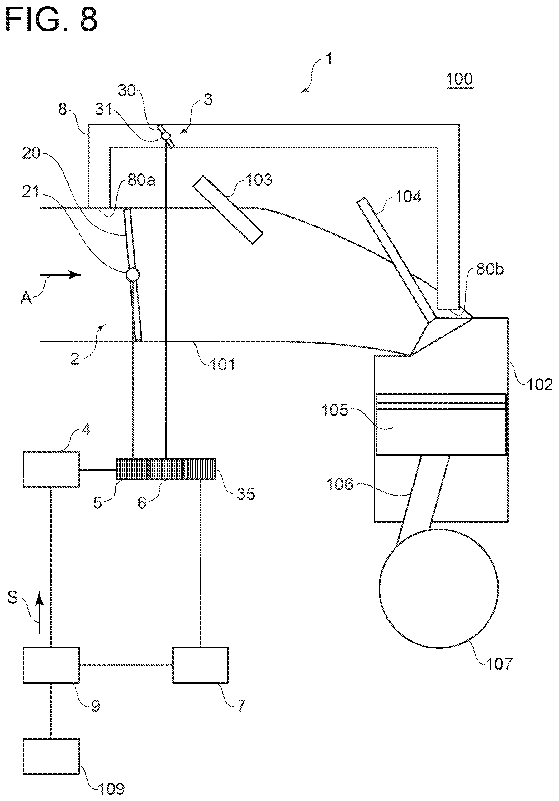 Patent US11773790 Figure 12 – Throttle device