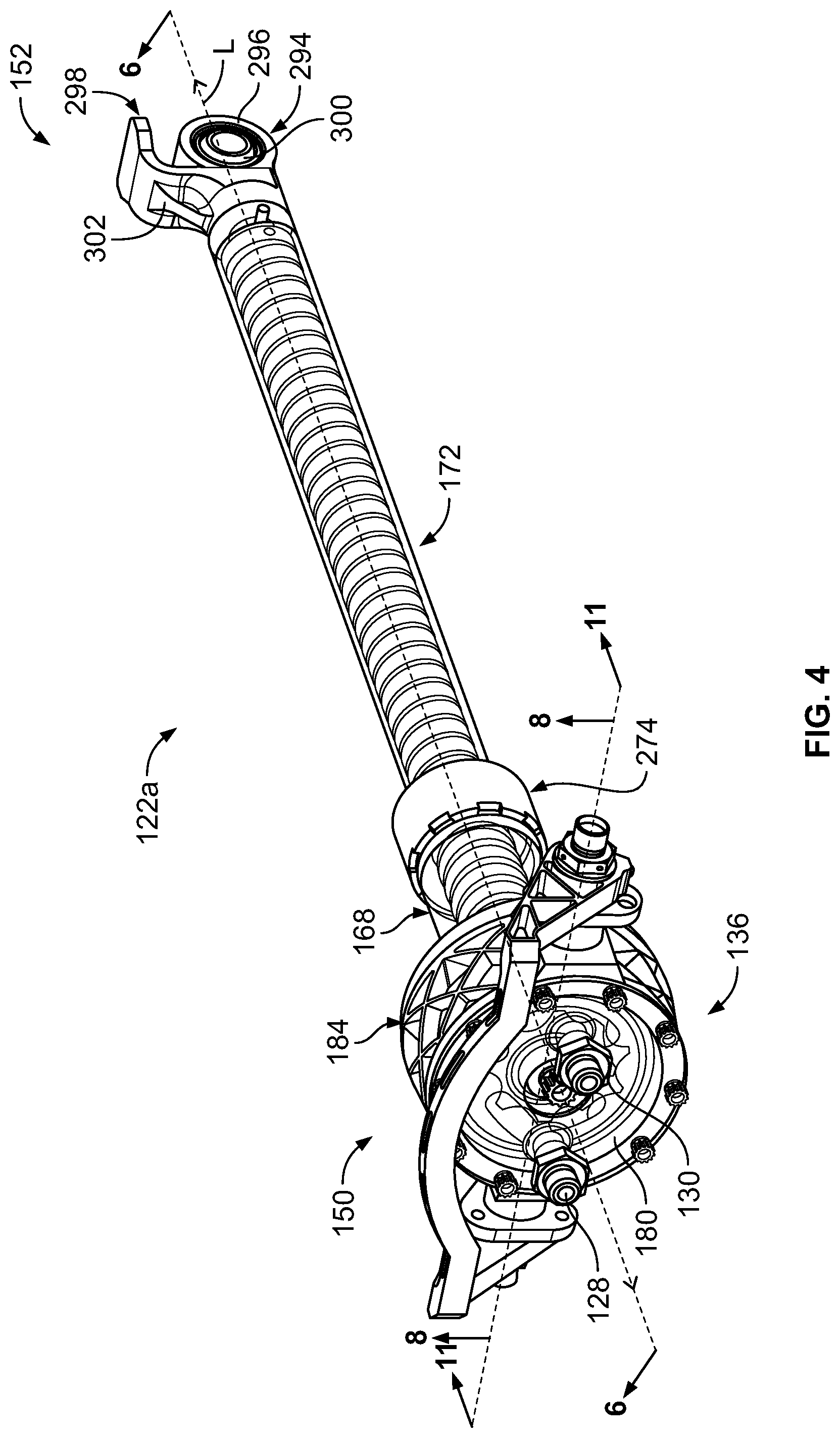 Patent US11773807 Figure 4 – Actuator systems for thrust reverser