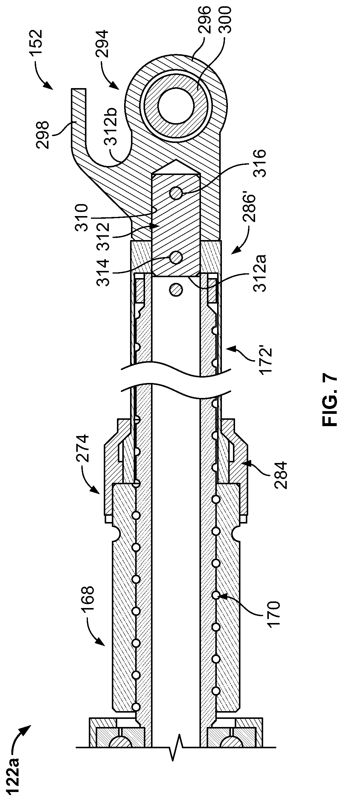 Patent US11773807 Figure 7 – Actuator systems for thrust reverser