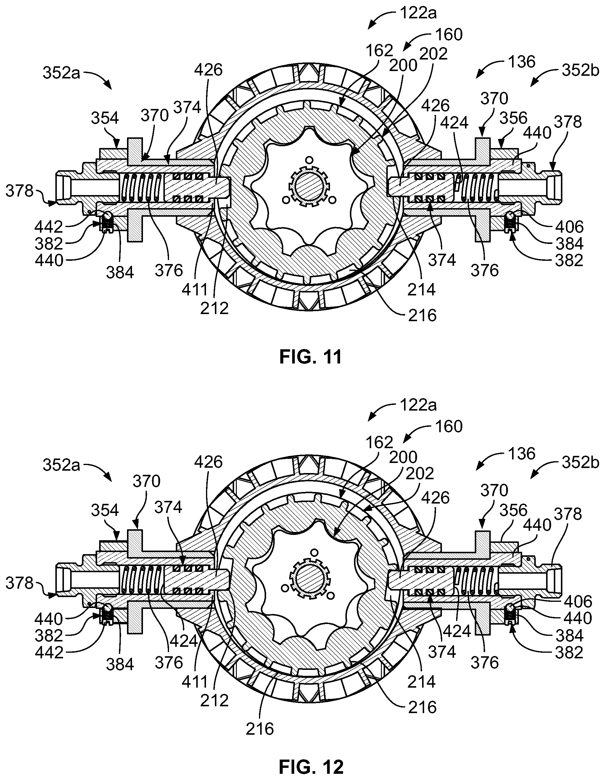 Patent US11773807 Figure 10 – Actuator systems for thrust reverser