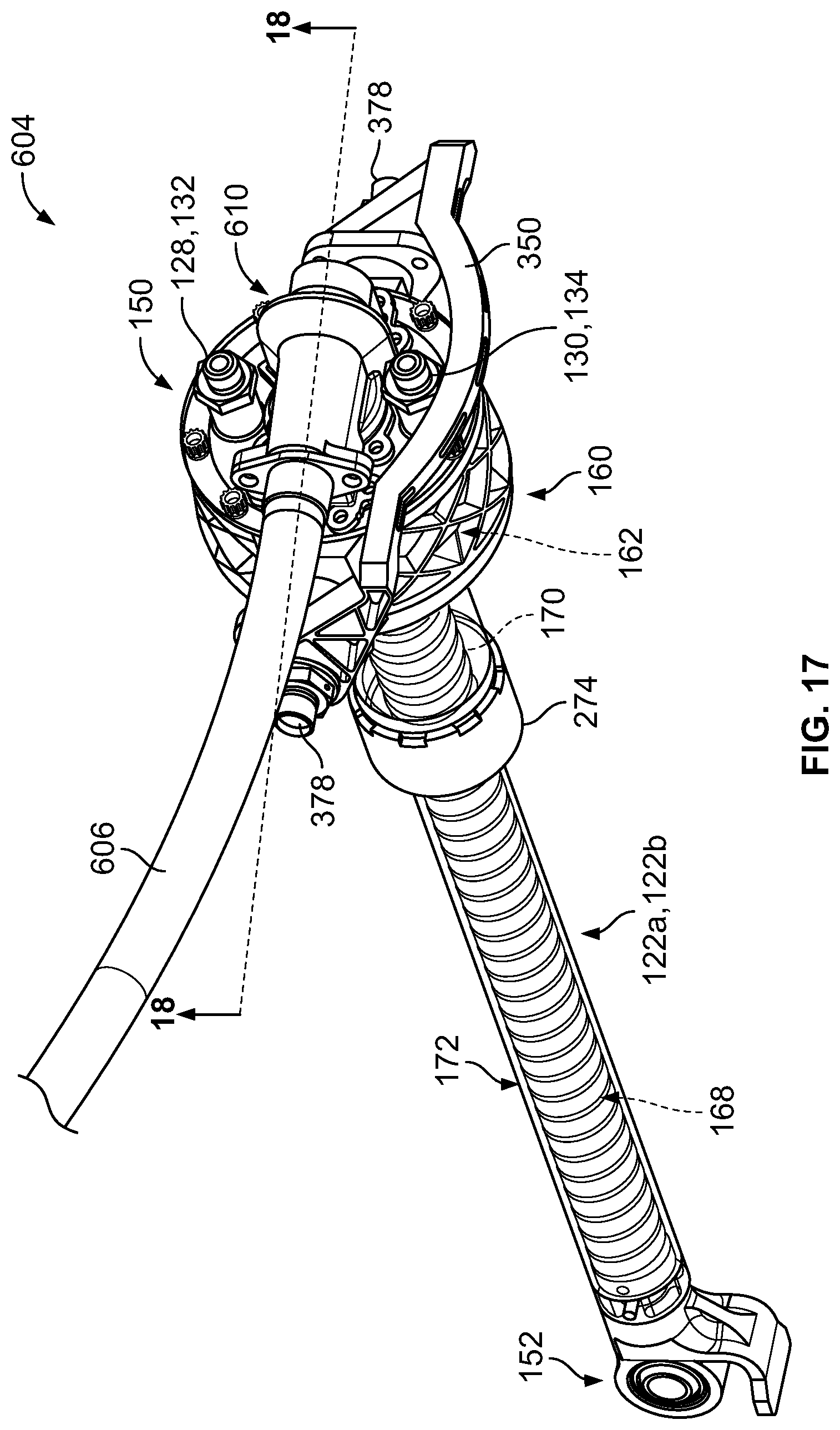 Patent US11773807 Figure 14 – Actuator systems for thrust reverser