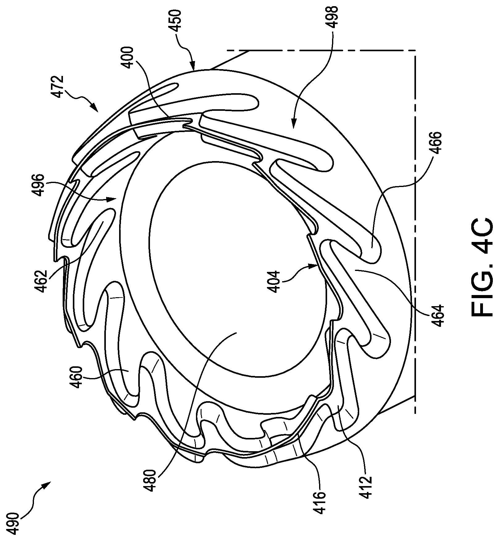 Patent US11773812 Figure 8 – Curved seal on filter element and protective seal mold