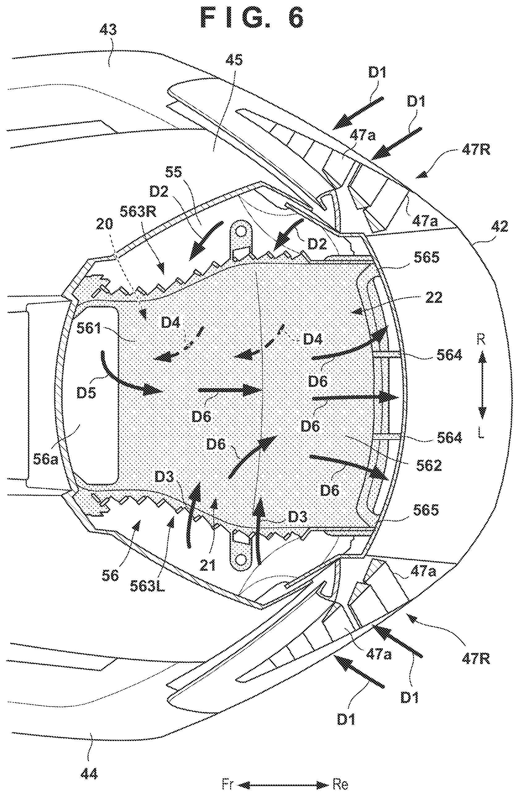 Patent US11773814 Figure 6 – Air intake passage structure