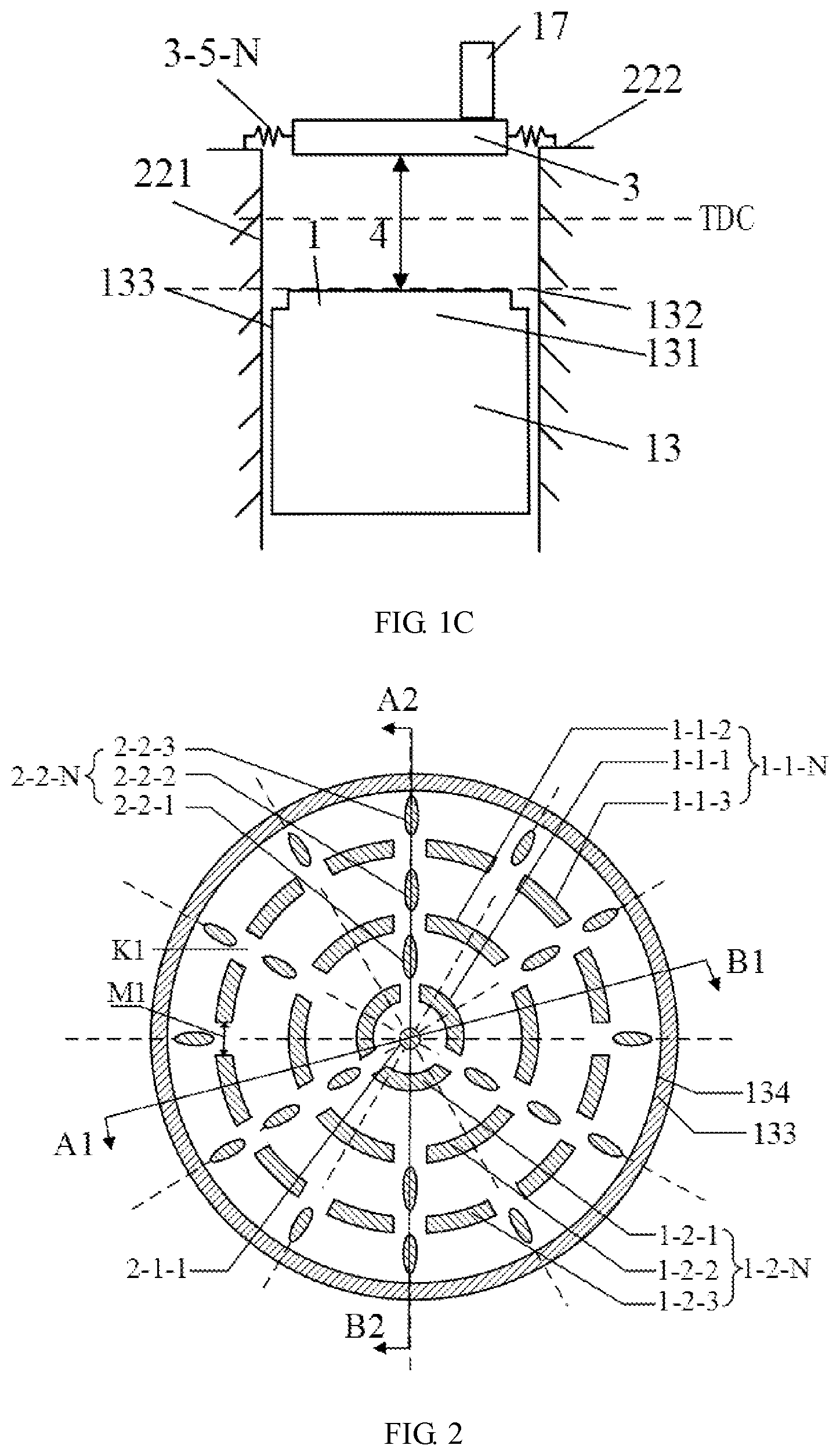 Patent US11773816 Figure 2 – Piston discharge structure for plasma cloud excitation engine