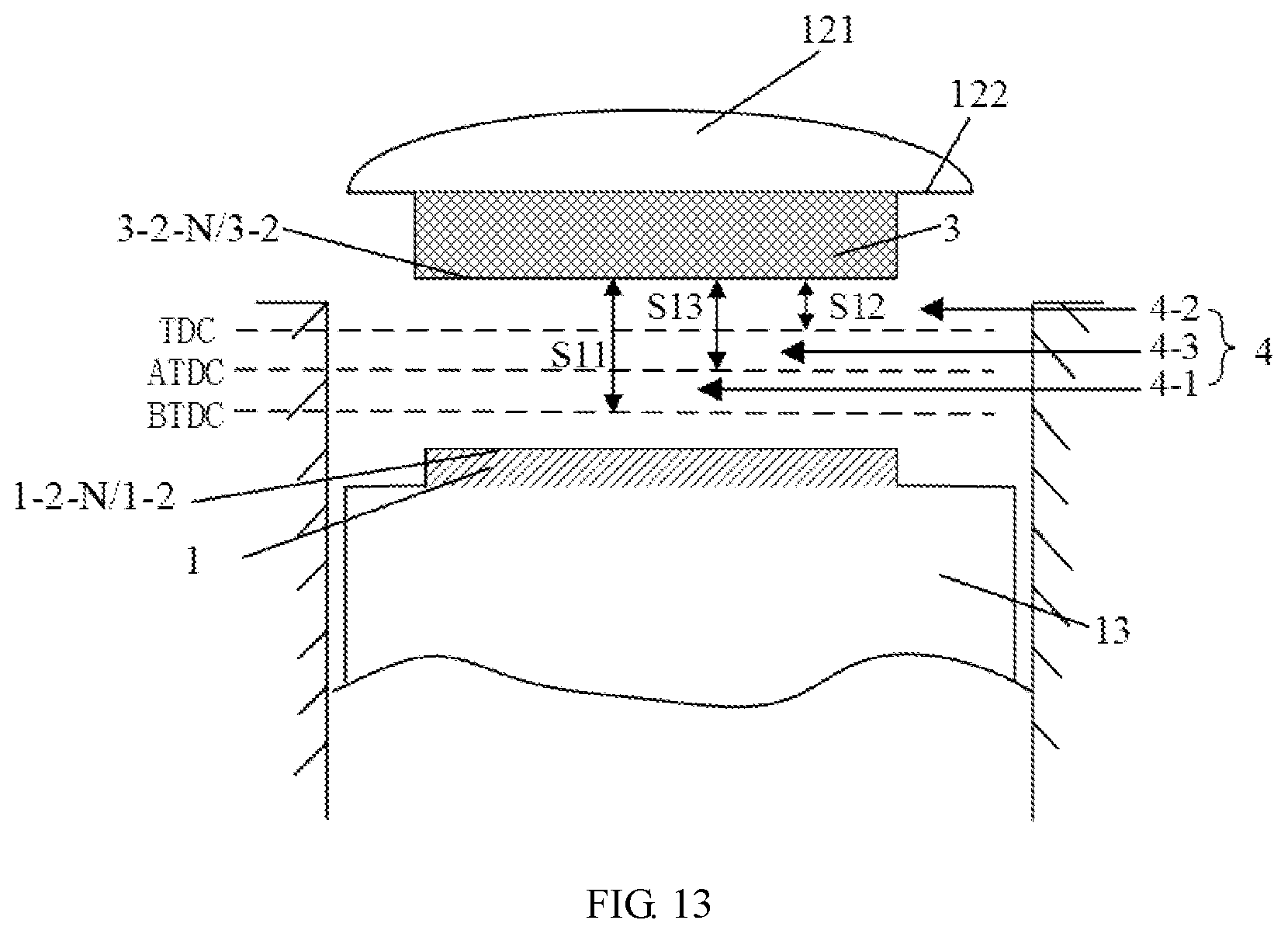 Patent US11773816 Figure 8 – Piston discharge structure for plasma cloud excitation engine