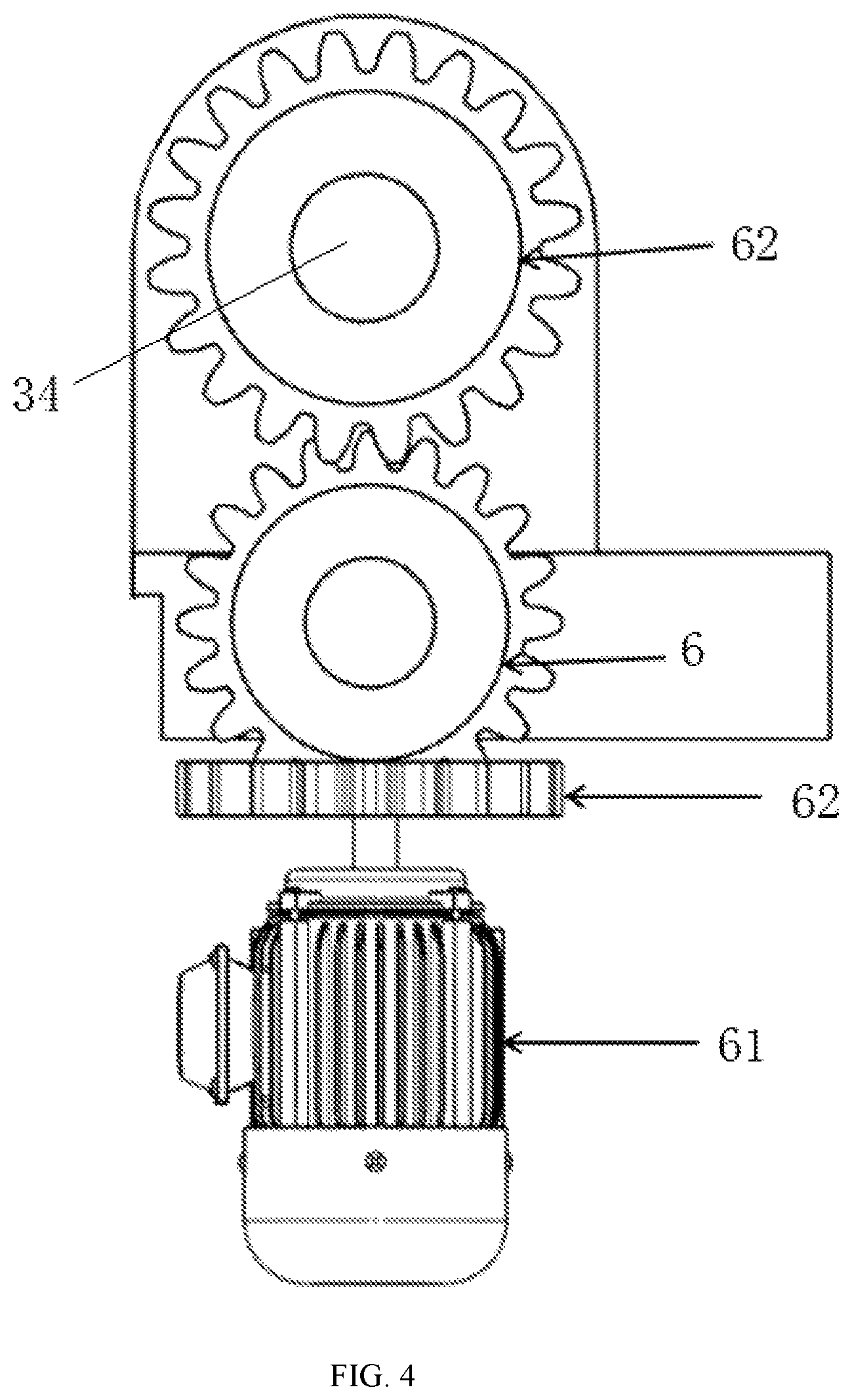Patent US11773820 Figure 4 – Active folding wind turbine capable of resisting severe typhoons