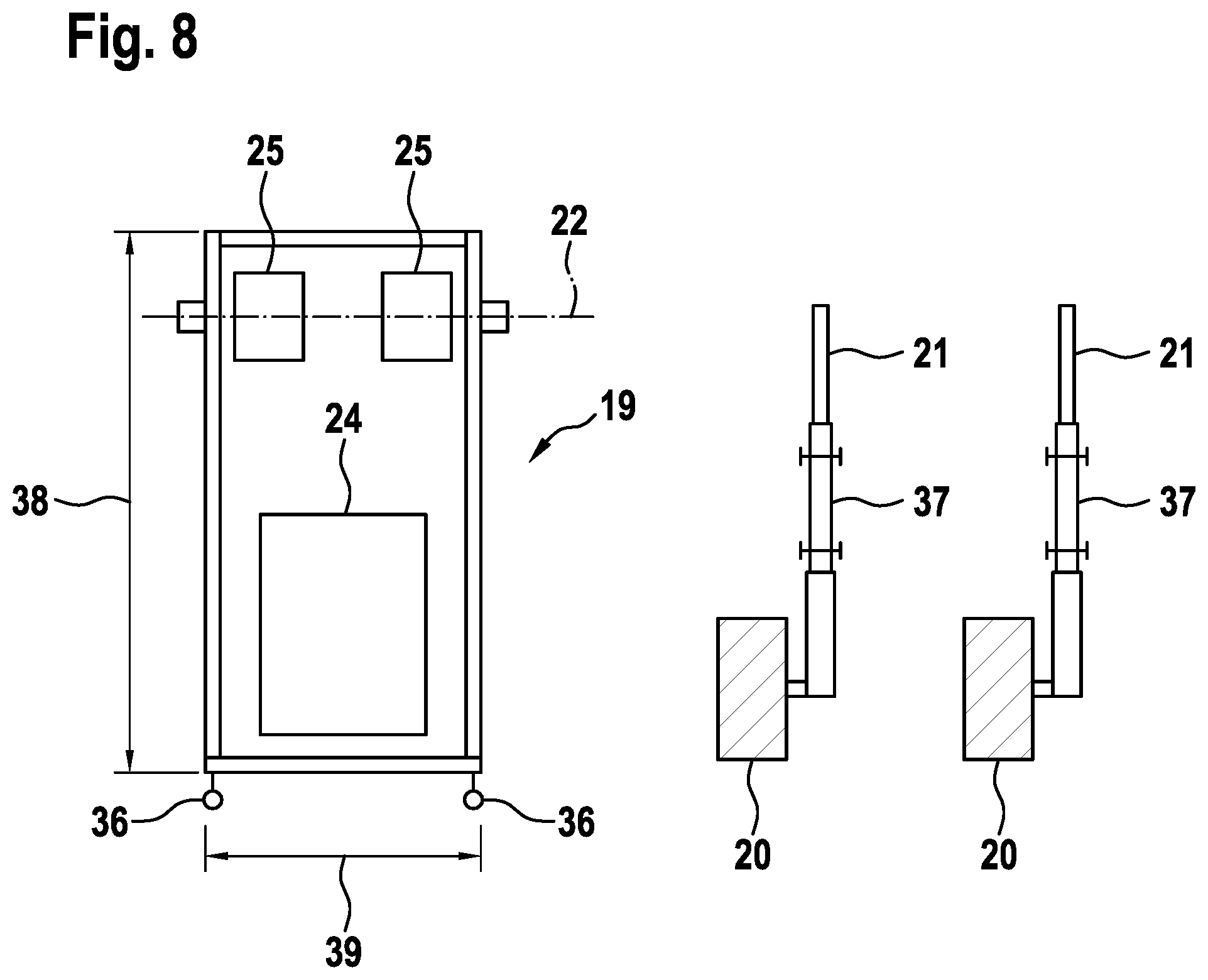 Patent US11773825 Figure 5 – Assembly method and assembly system for a vibration damper of a wind power plant tower