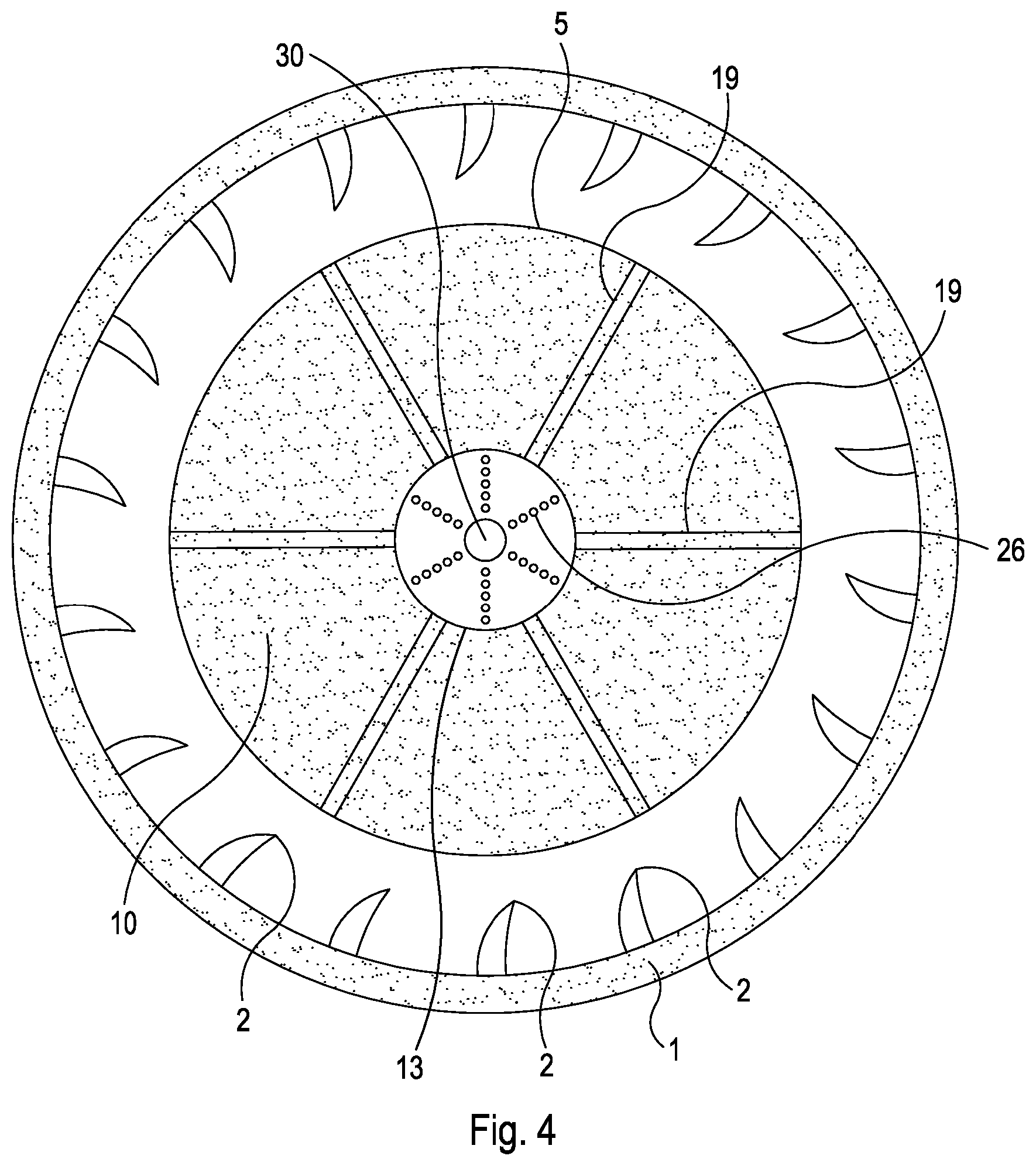 Patent US11773829 Figure 4 – Flywheel arrangement