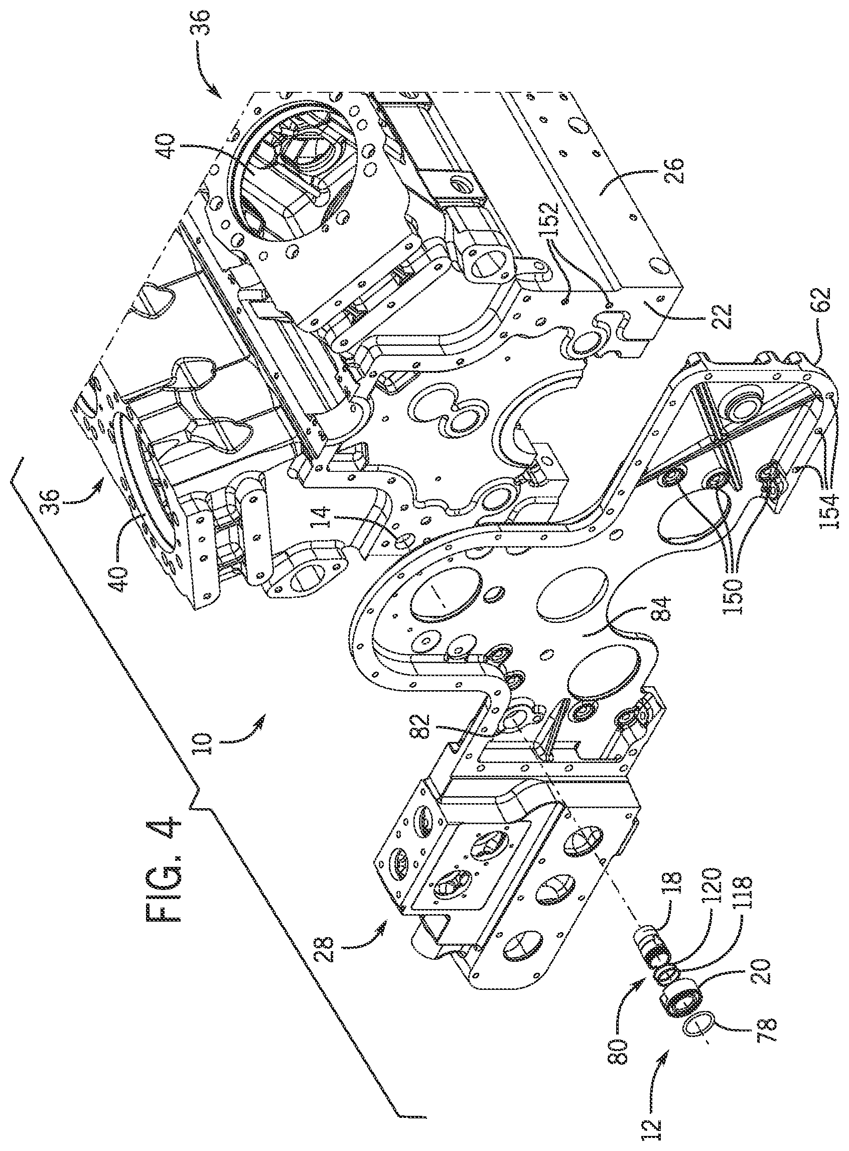 Patent US11773832 Figure 3 – System and method for sealing fluid passages in reciprocating engine